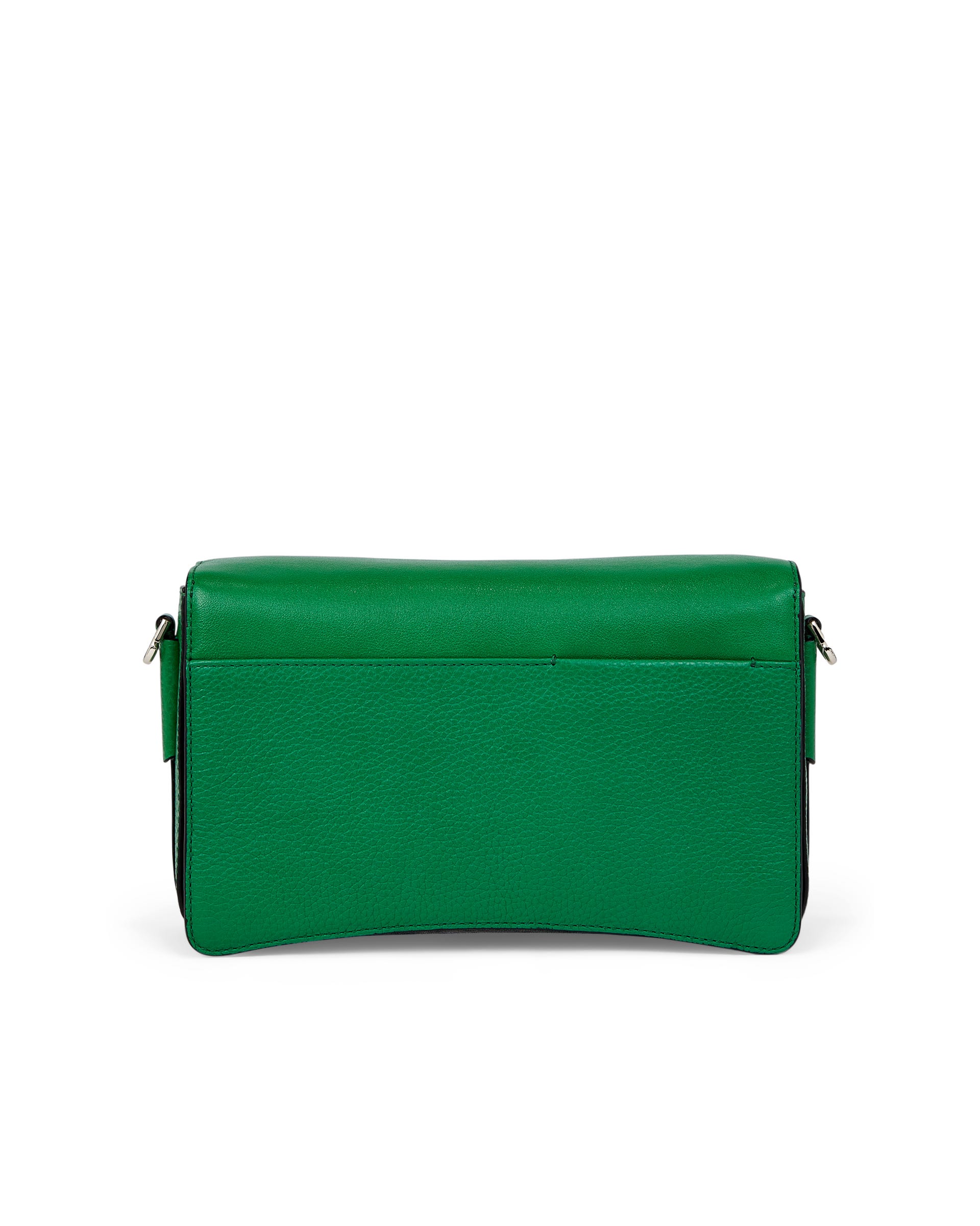 ECCO® Textureblock Leather Pinch Crossbody Bag - Green - Back