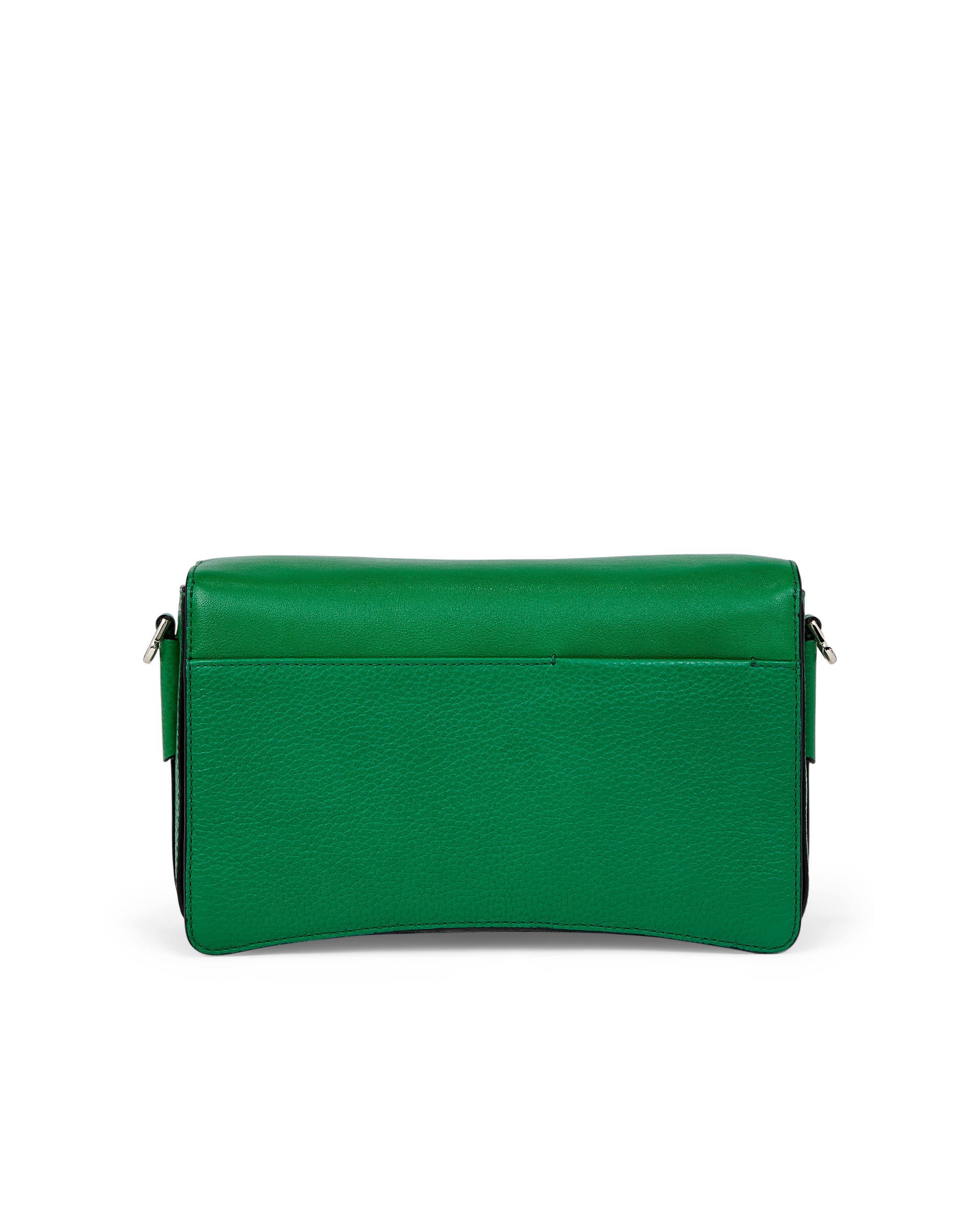 ECCO® Textureblock Leather Pinch Crossbody Bag - Green - Back