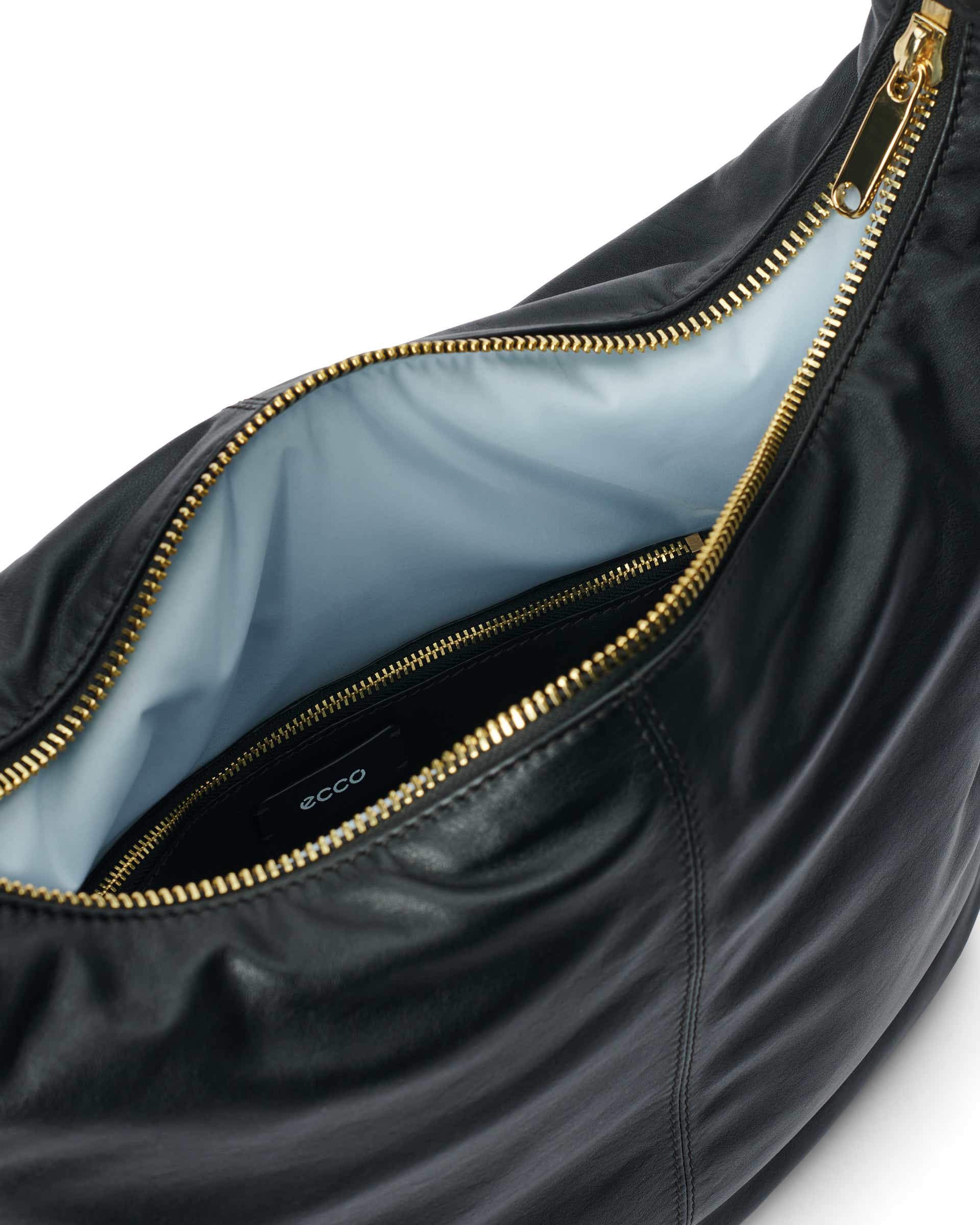 ECCO SOFT MEDIUM HOBO BAG - Black - Inside