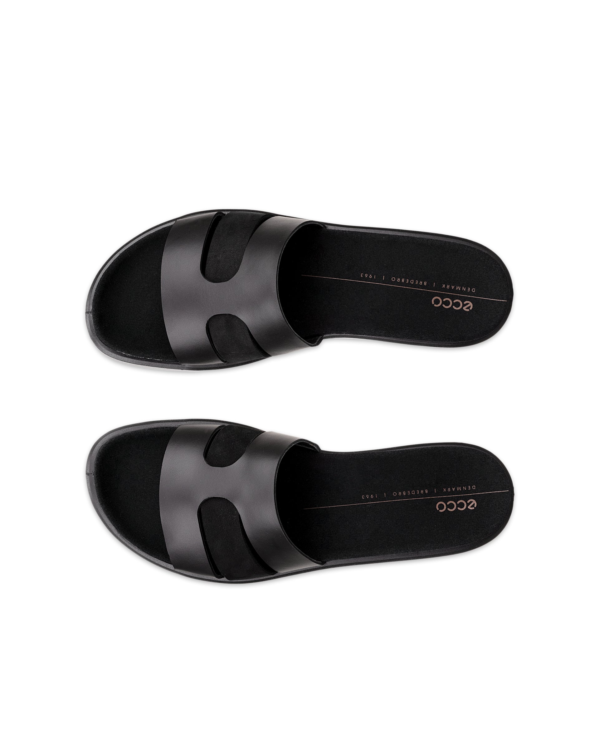 ECCO FLOWT WOMEN'S SLIDE - Black - Top left pair