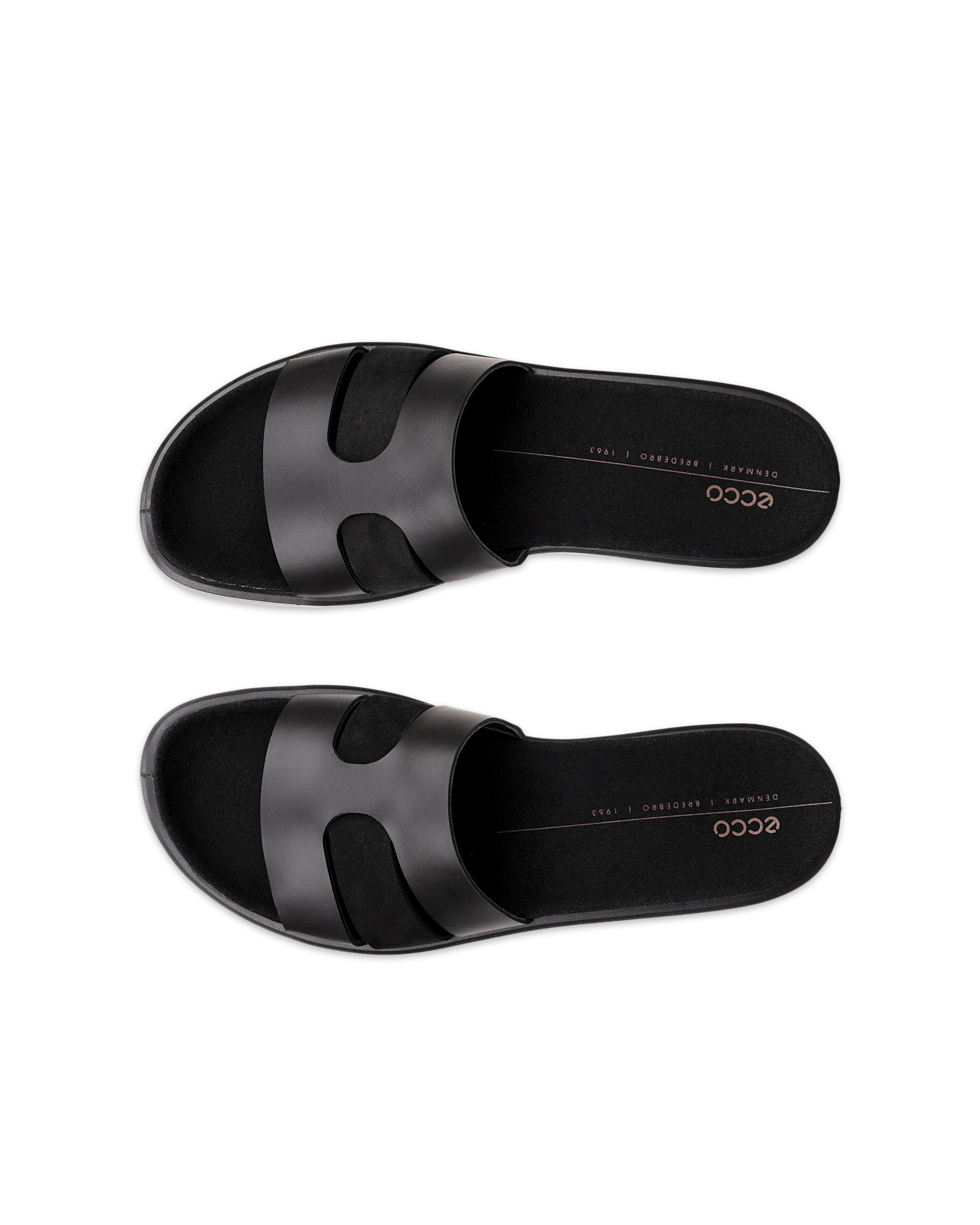 ECCO FLOWT WOMEN'S SLIDE - Black - Top left pair