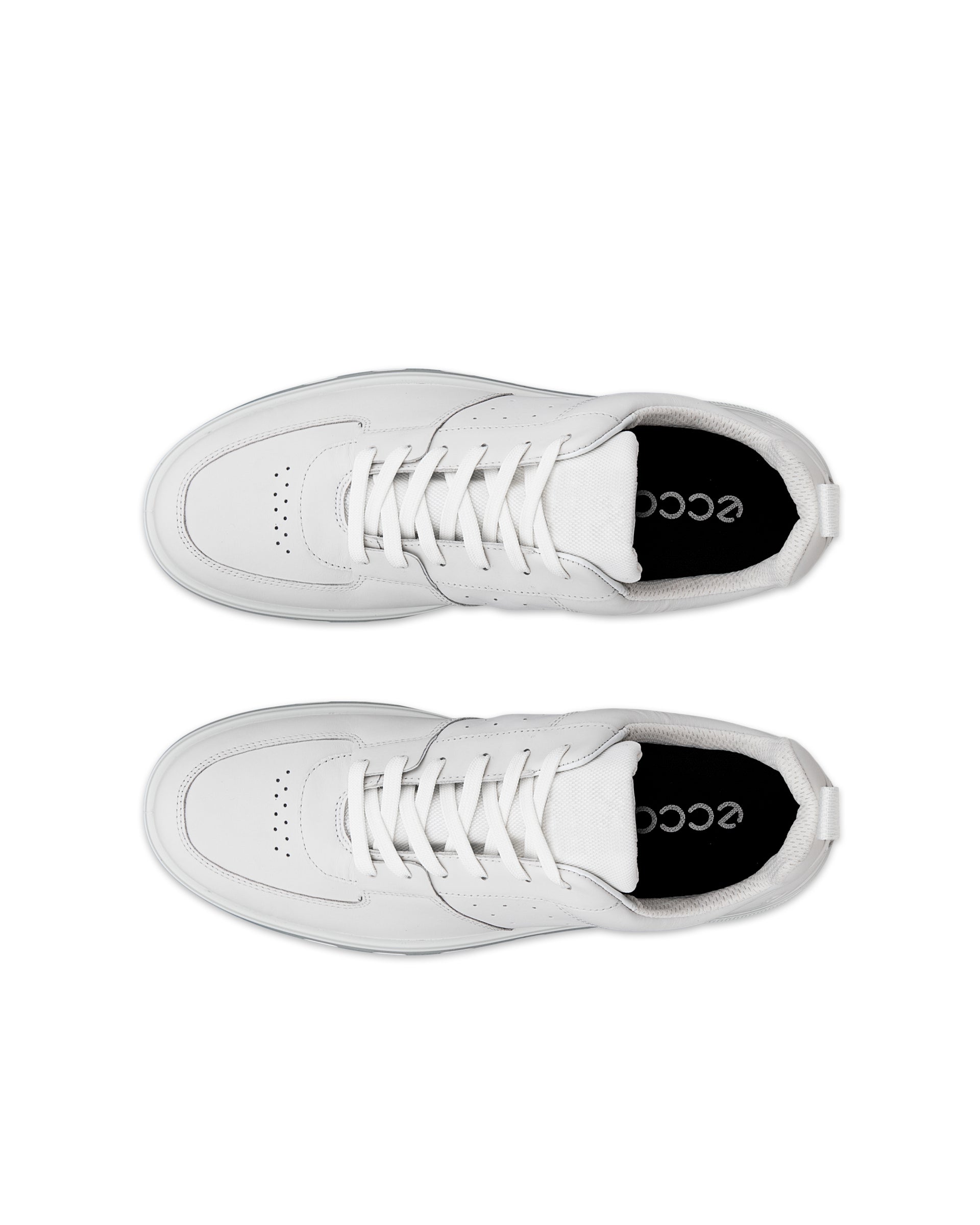 Pánske kožené tenisky Gore-Tex ECCO® Street 720 - Biela - Top left pair