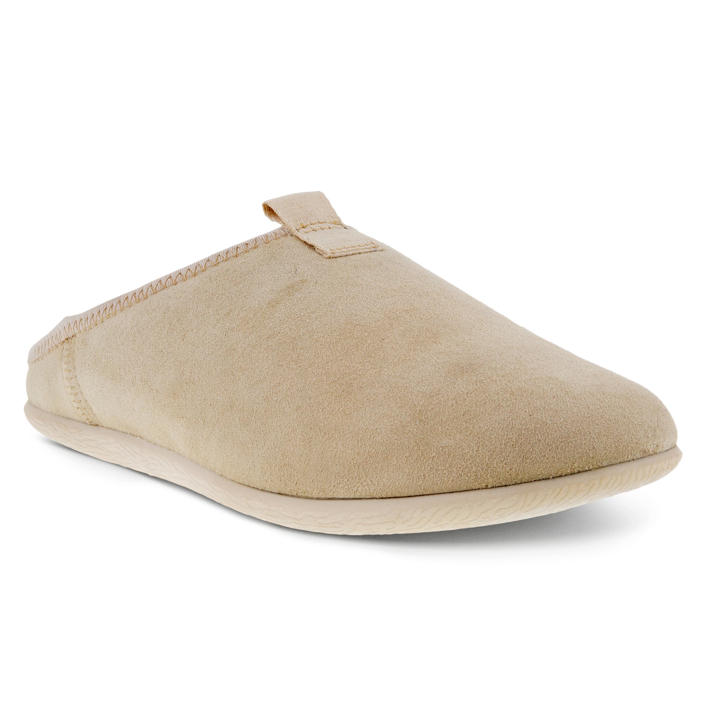Women's ECCO® Easy Leather Slipper - Beige - Main