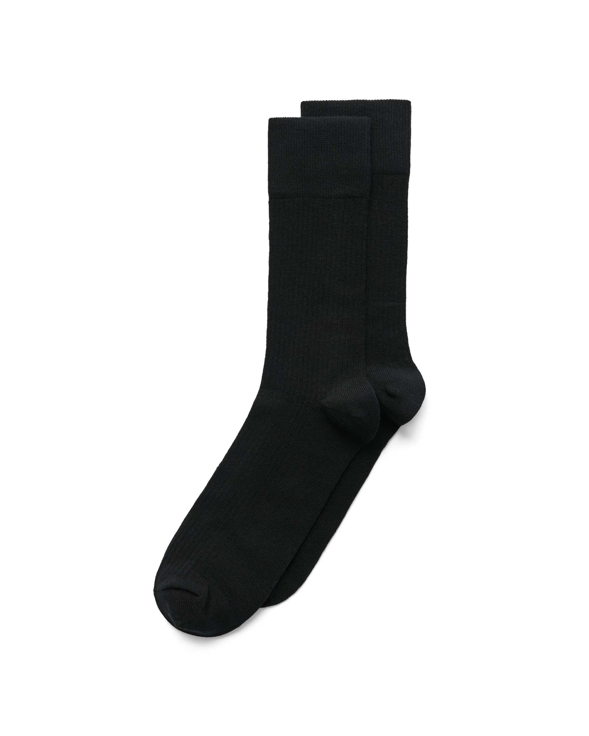 ECCO Men's Ribbed Socks - Black