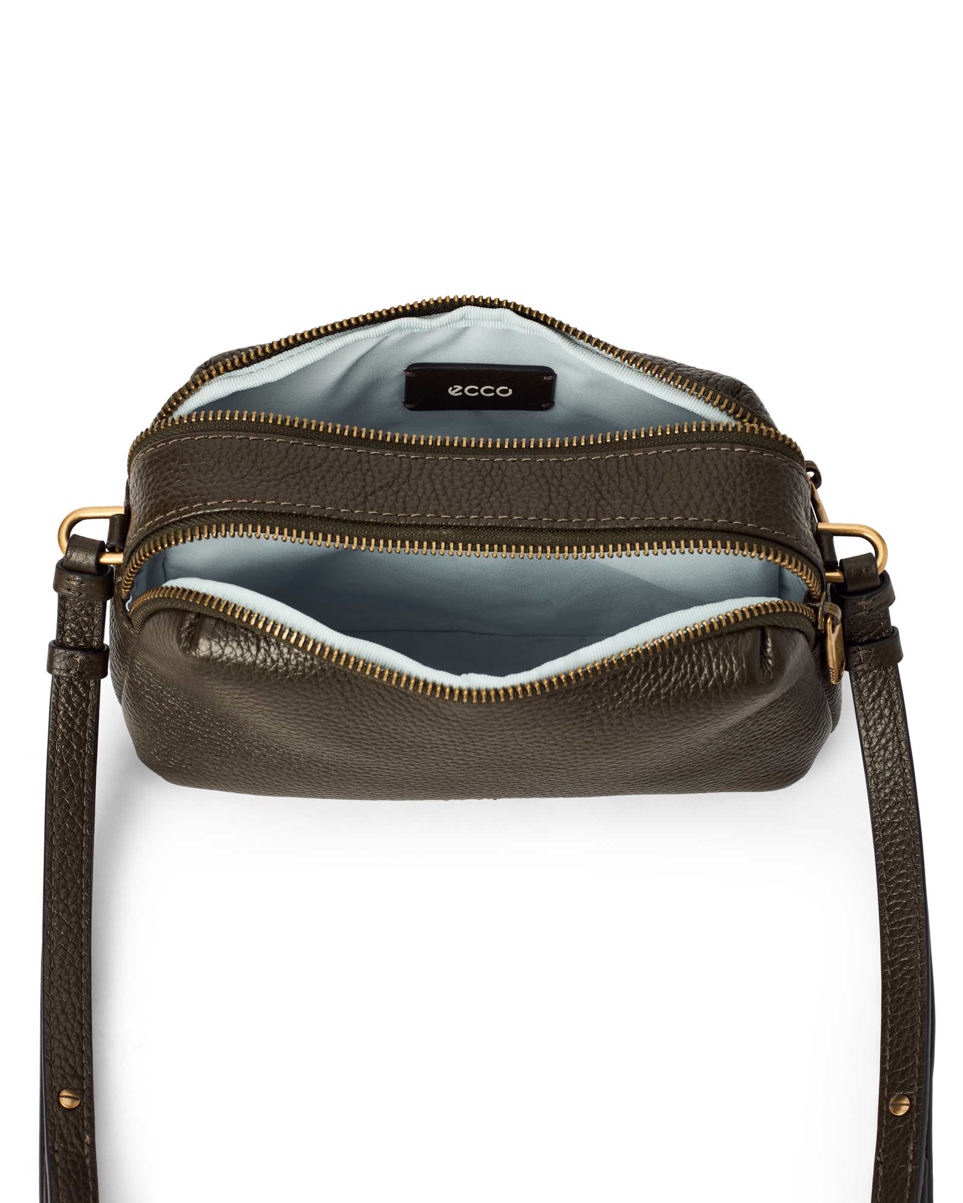 ECCO® CAMERA BAG CURVE dame kameraveske skinn - Grønn - Inside