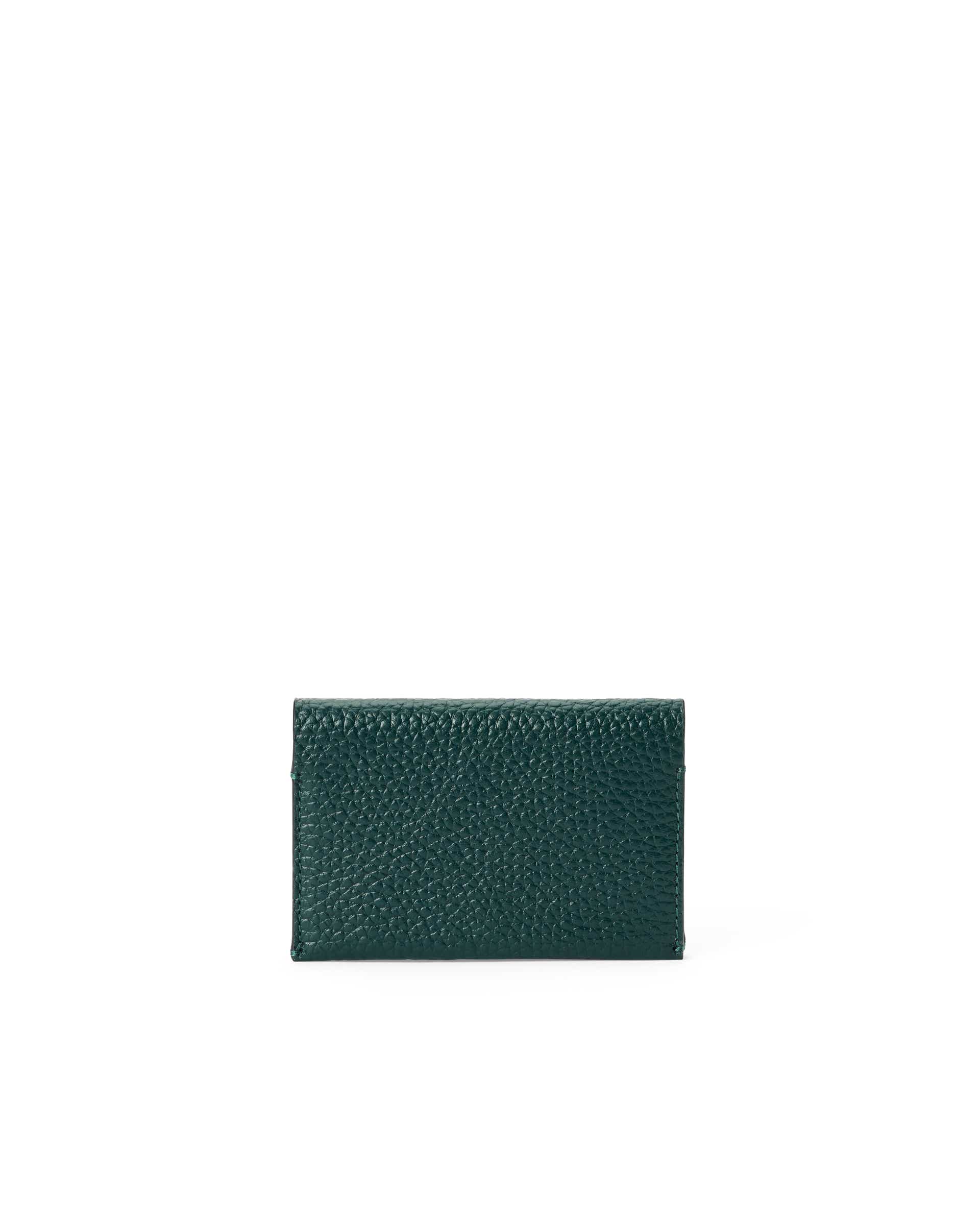 ECCO Business Card Purse レザーカードケース - グリーン - Back