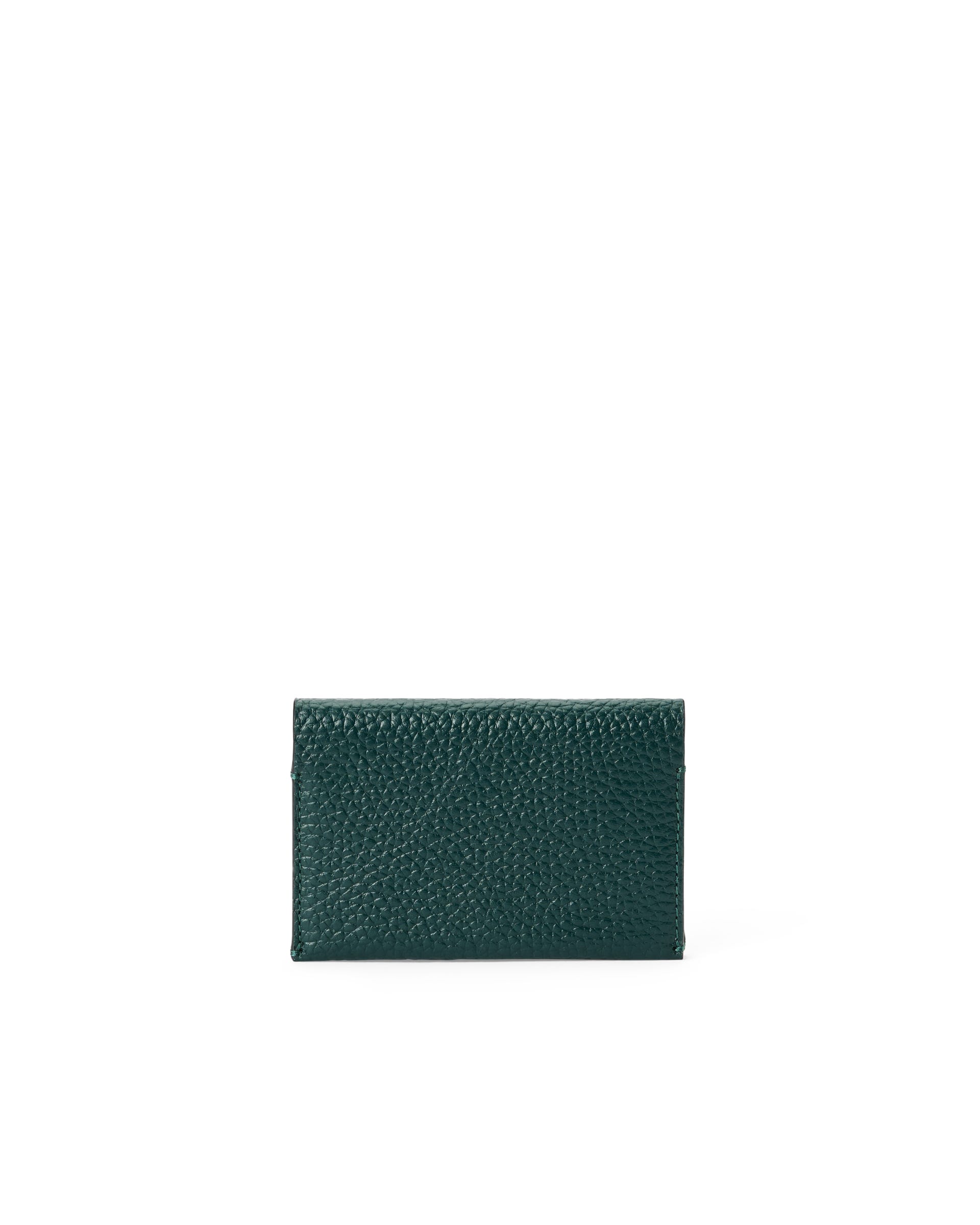 ECCO Business Card Purse レザーカードケース - グリーン - Back