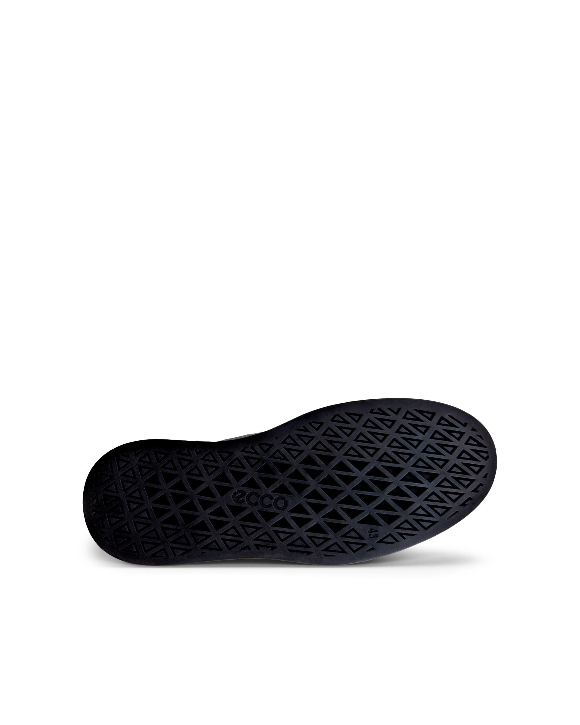 Men's ECCO® Street Ace Leather Sneaker - Grey - Sole