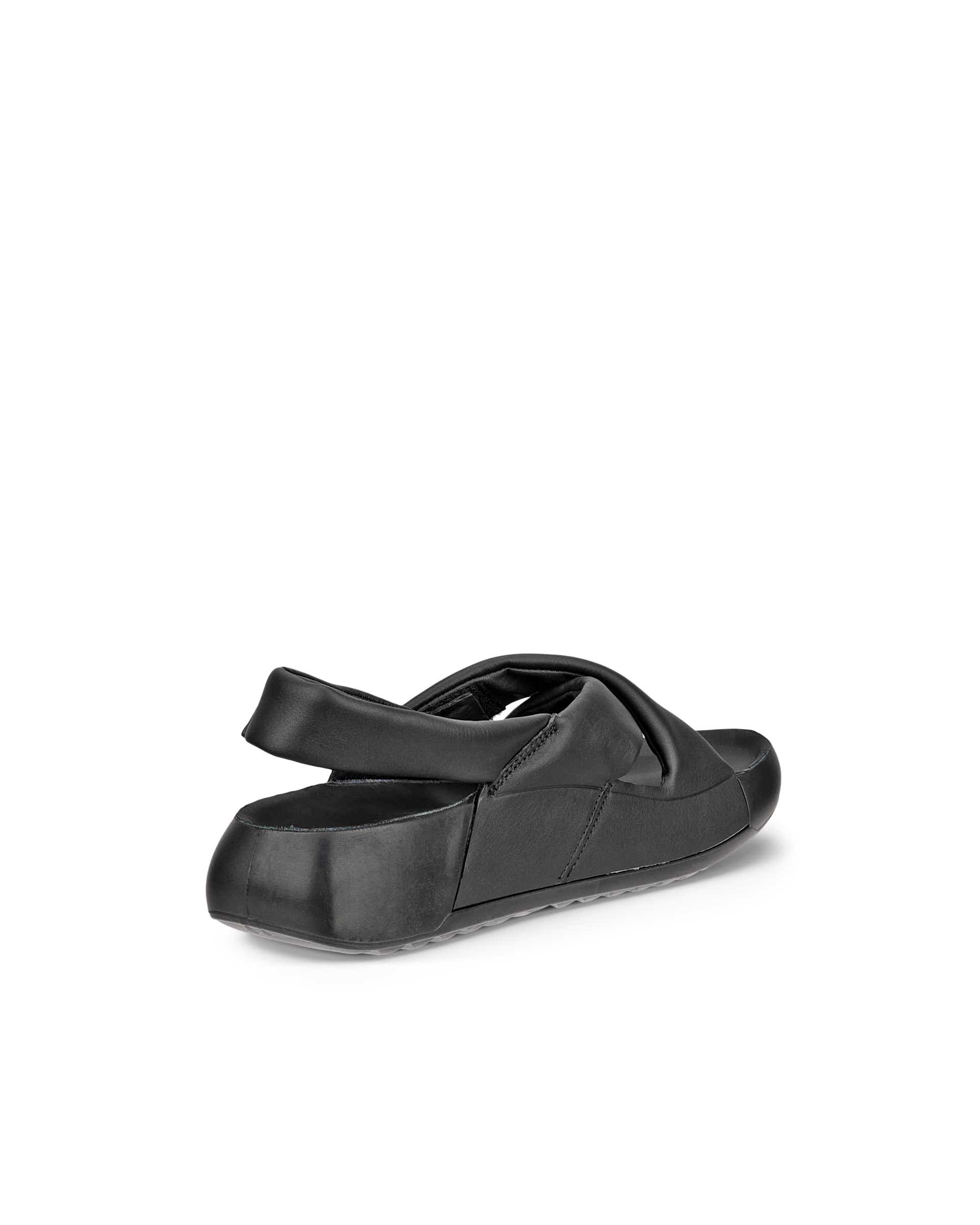 Dámské kožené sandály ECCO® Cozmo PF - Černá - Back
