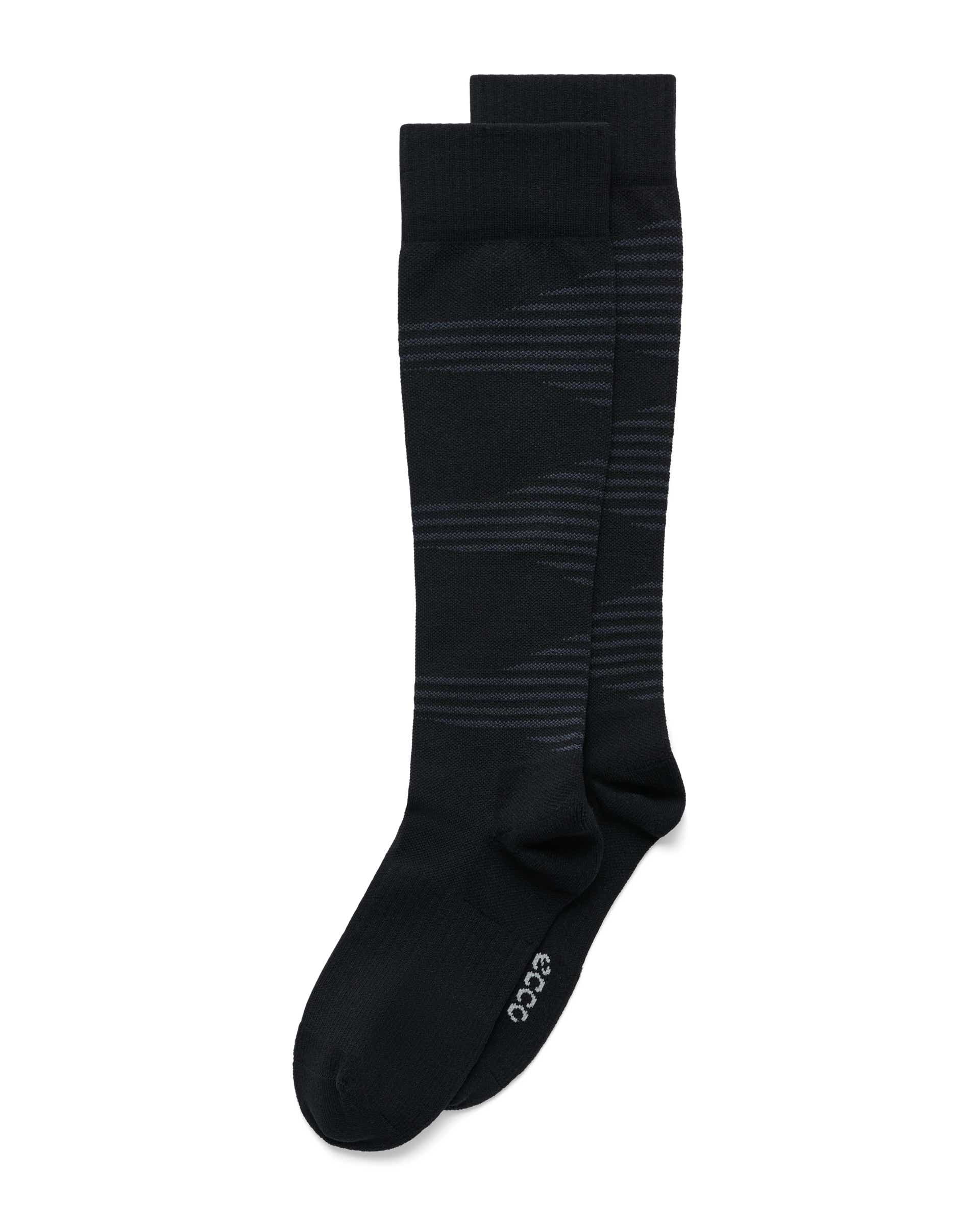 Unisex ECCO® Tech Travel Sock - Black - Main