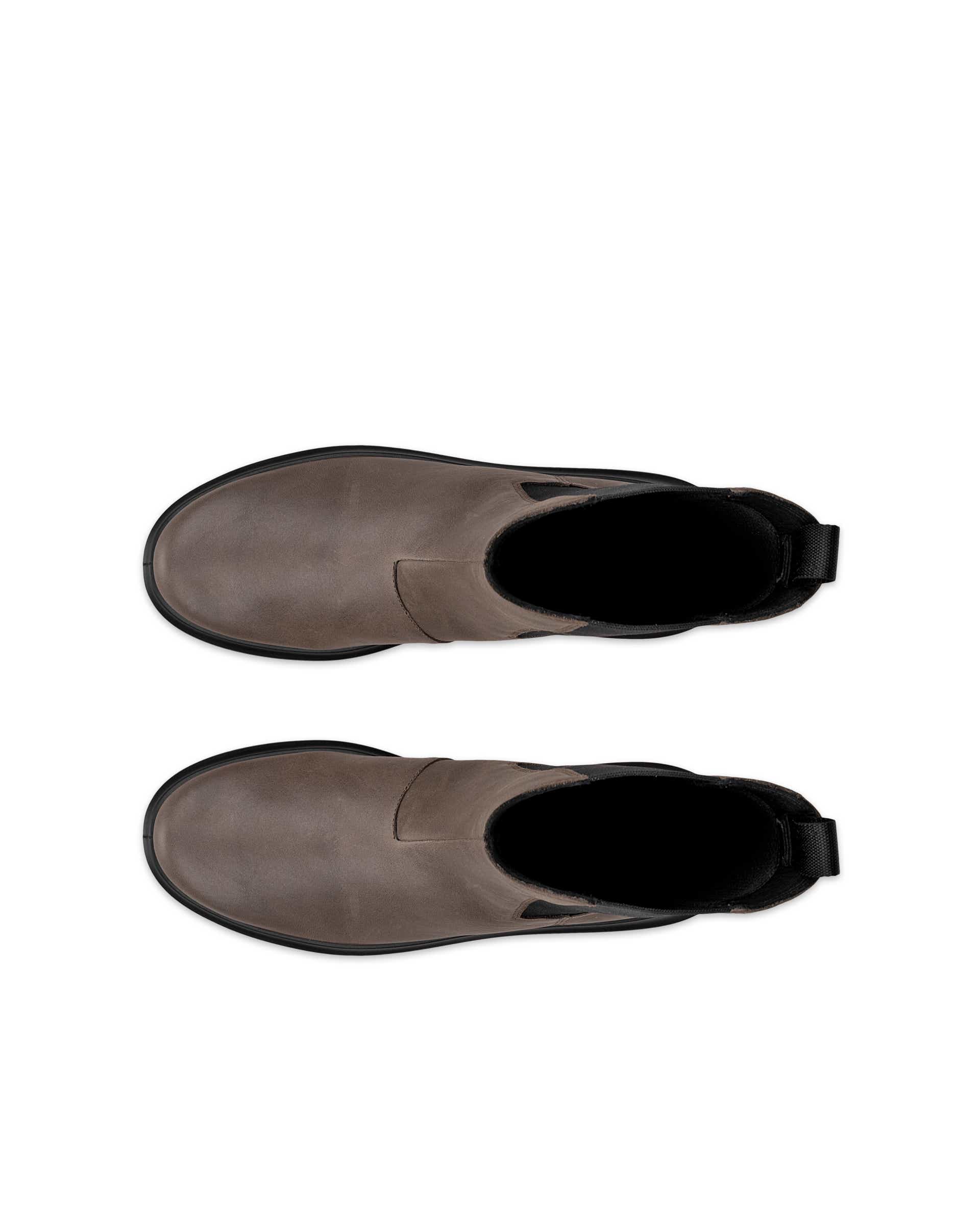 ECCO® NOUVELLE botte Chelsea en nubuck pour femme - Gris - Top left pair