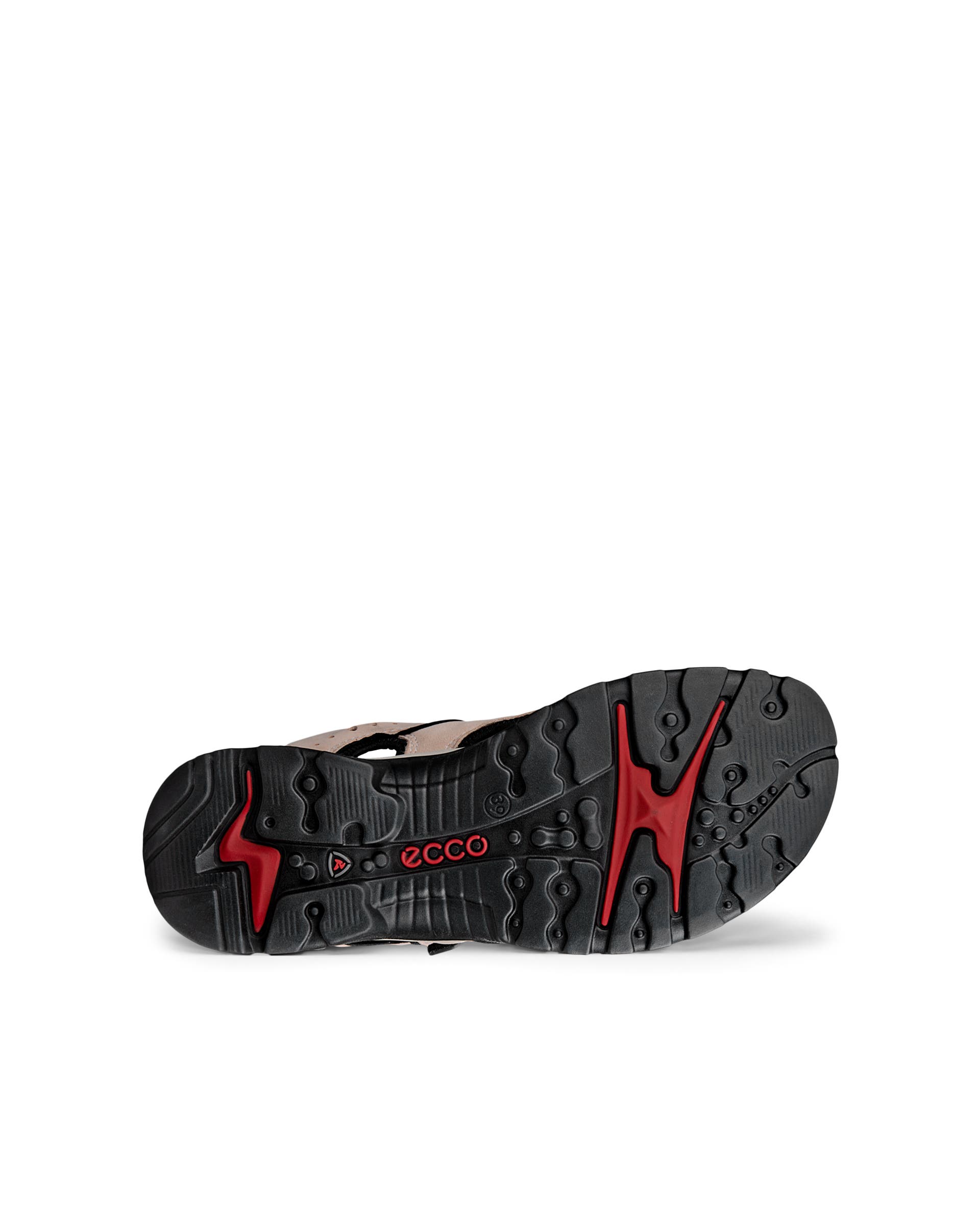 Women's ECCO® Offroad Nubuck Hiking Sandal - Pink - Sole