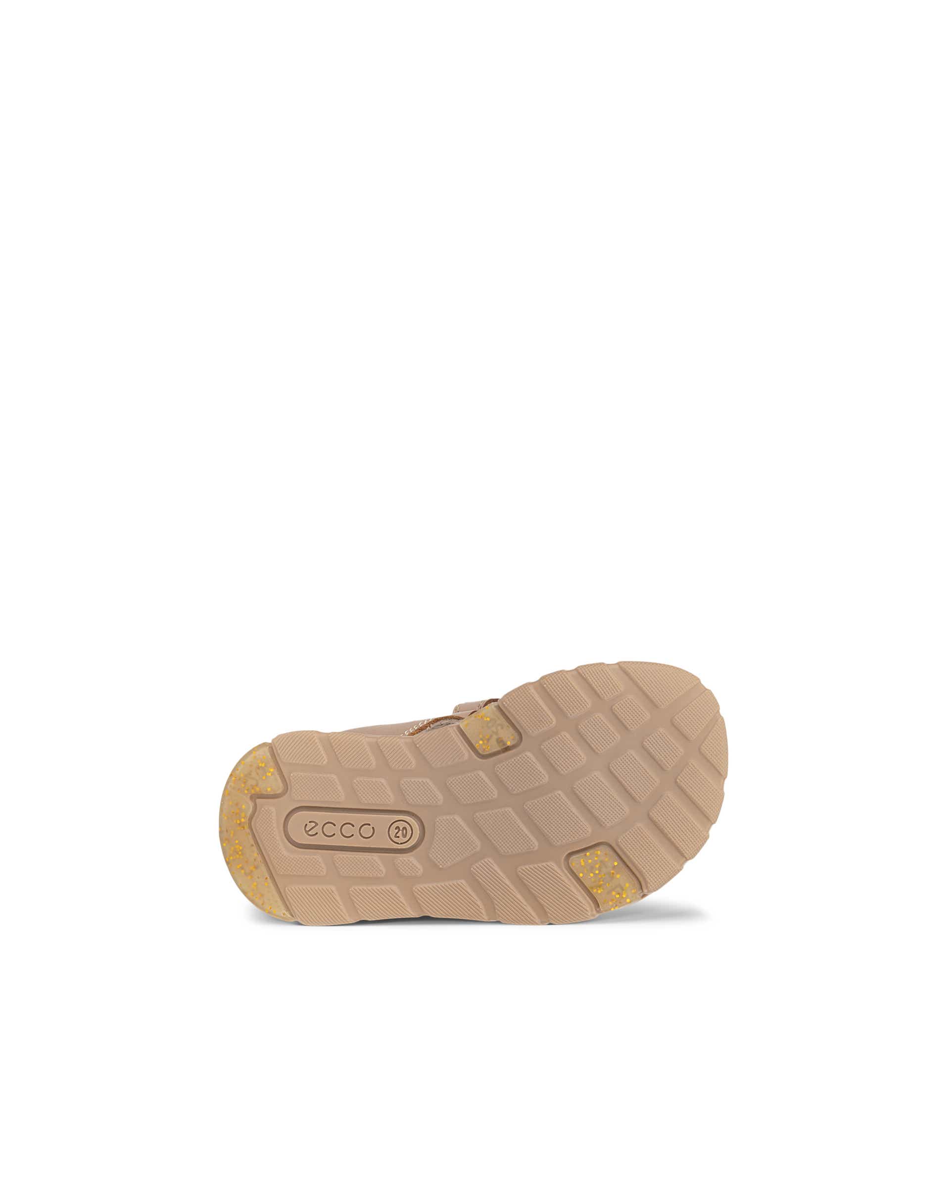 Dětské kožené outdoorové sandály ECCO® MINI STRIDE SANDAL - Béžová - Sole