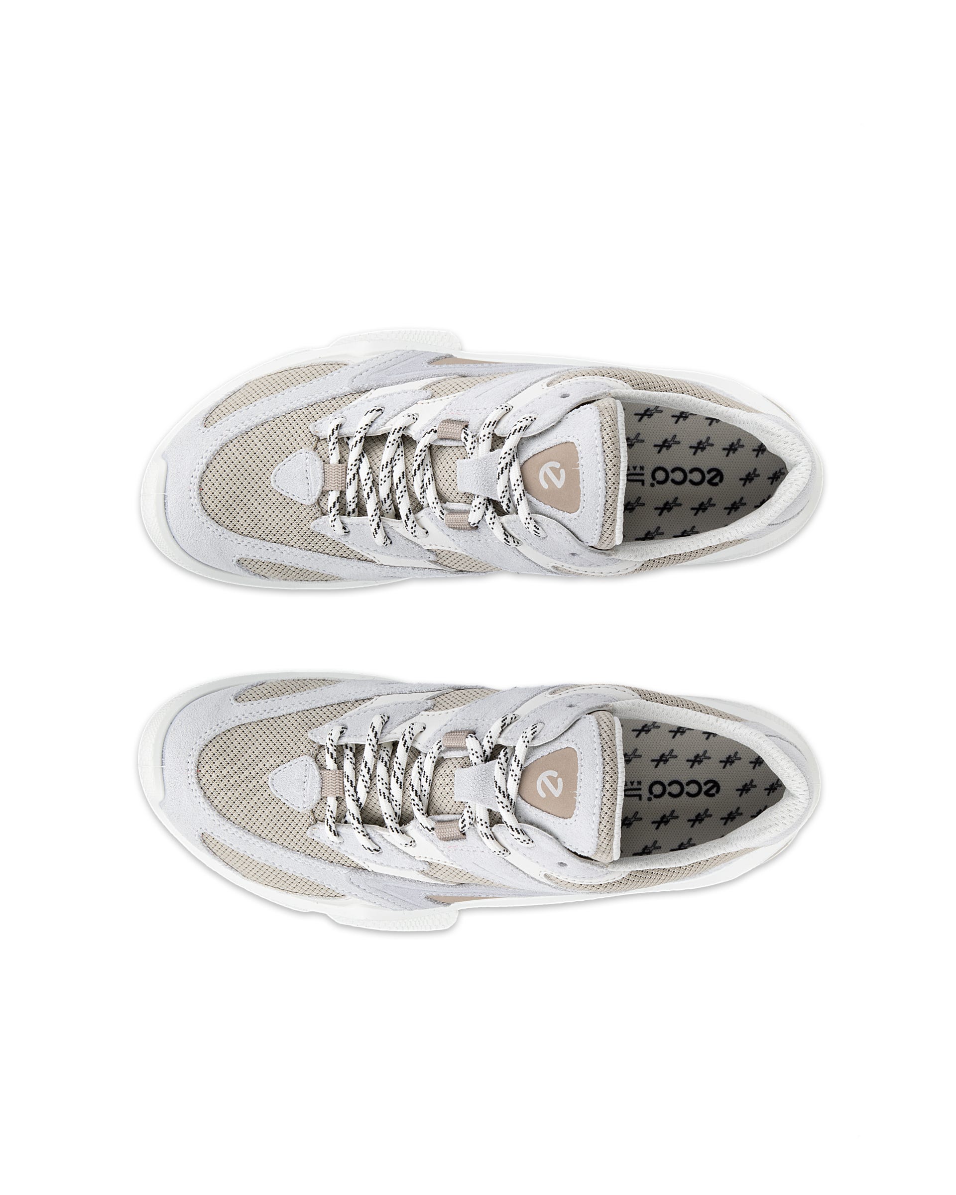 ECCO BIOM C2-TRAIL WOMEN ウィメンズ レザーGore-Texスニーカー - ホワイト - Outside