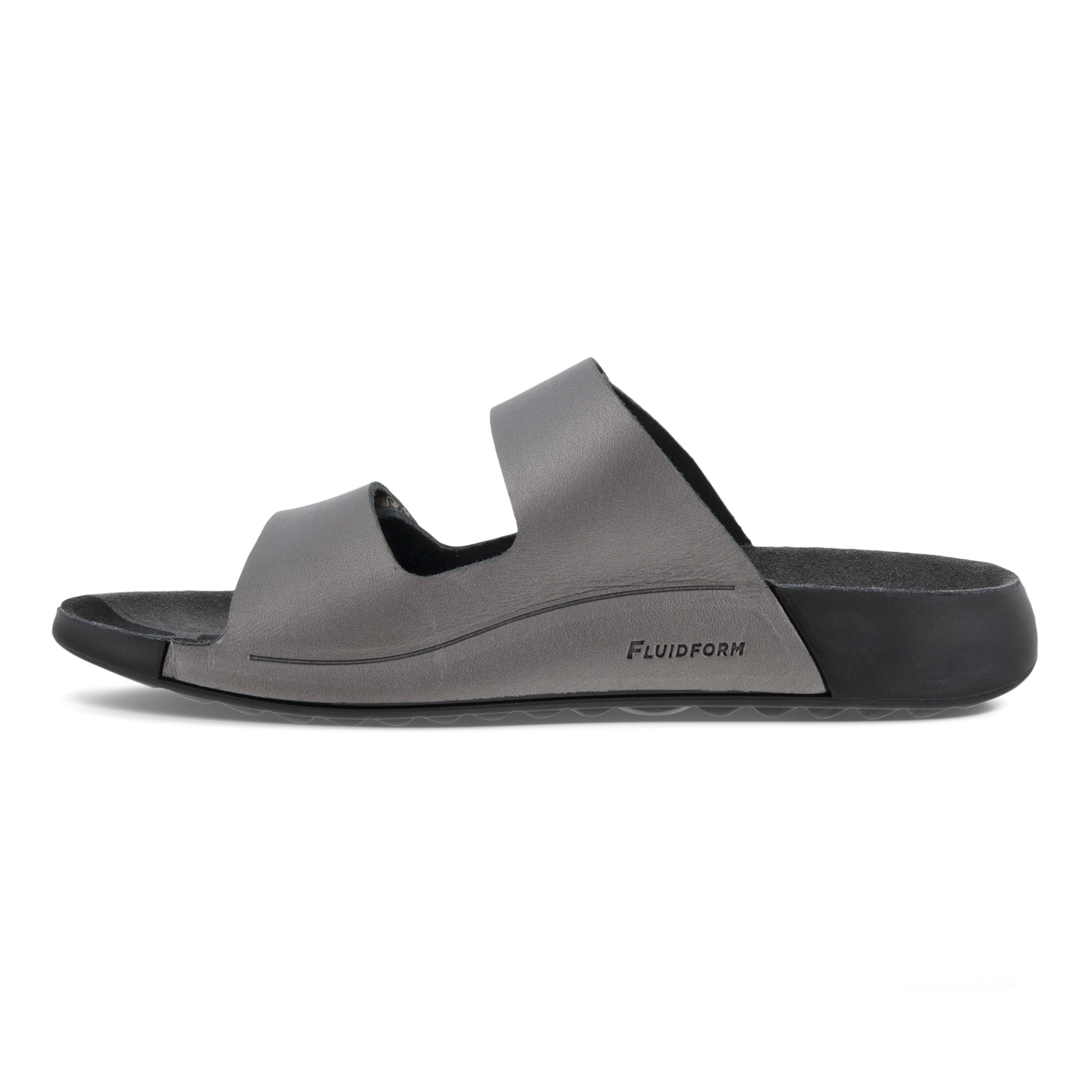 ECCO Women's Cozmo 2-strap Slide Sandals - Metallics - Inside
