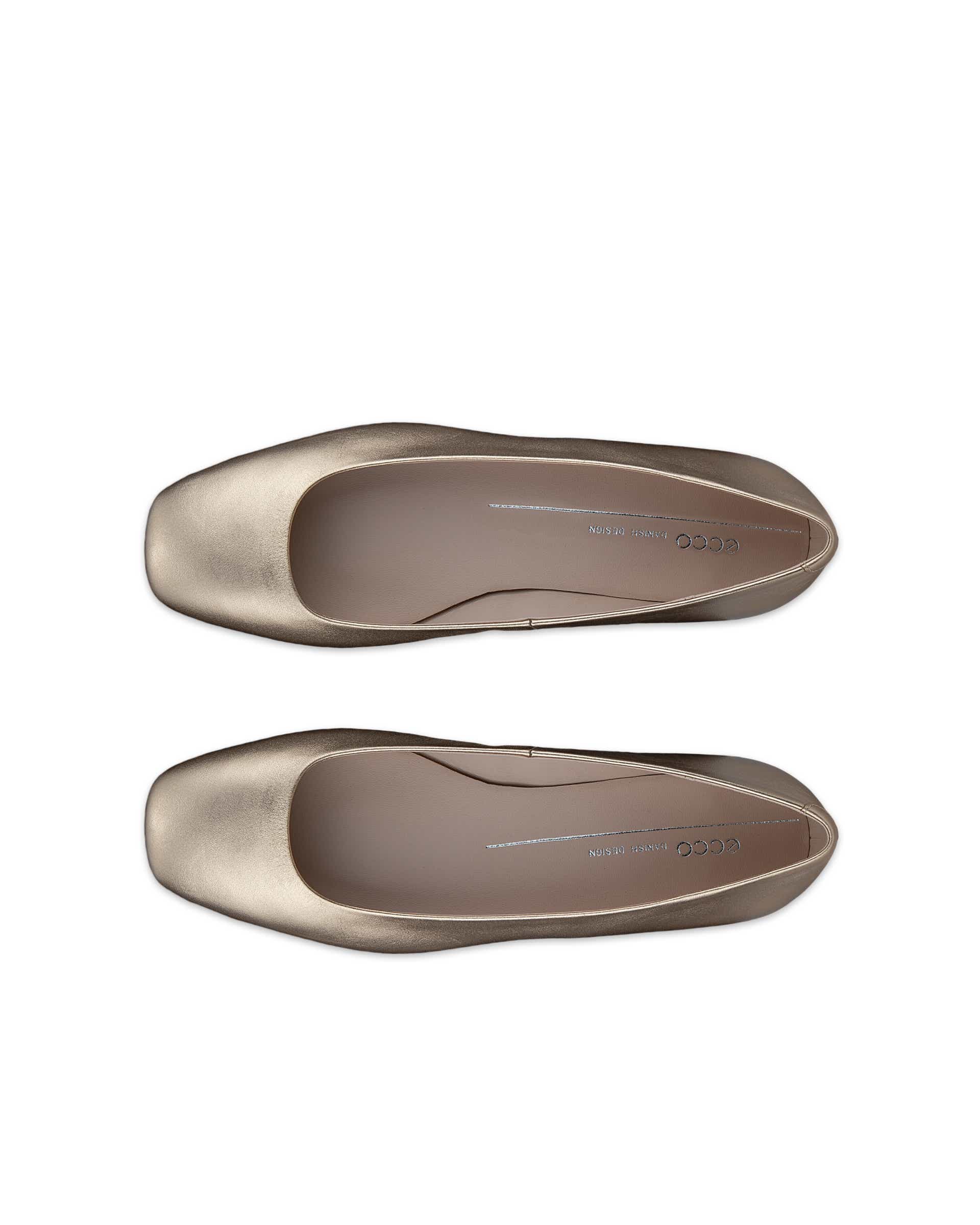 ECCO MARGOT WOMEN'S BALLERINA  - Bronze - Top left pair