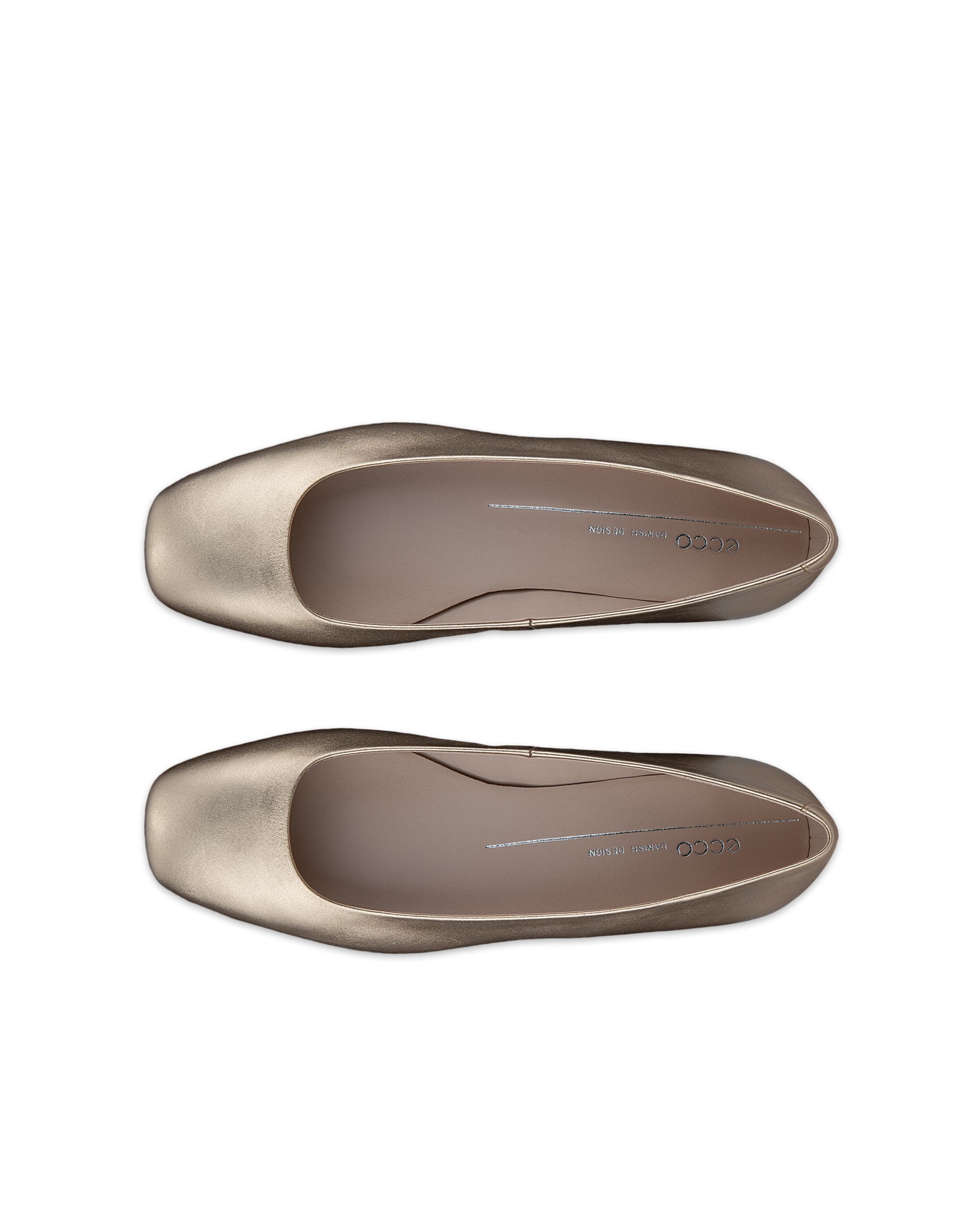 ECCO MARGOT WOMEN'S BALLERINA  - Bronze - Top left pair
