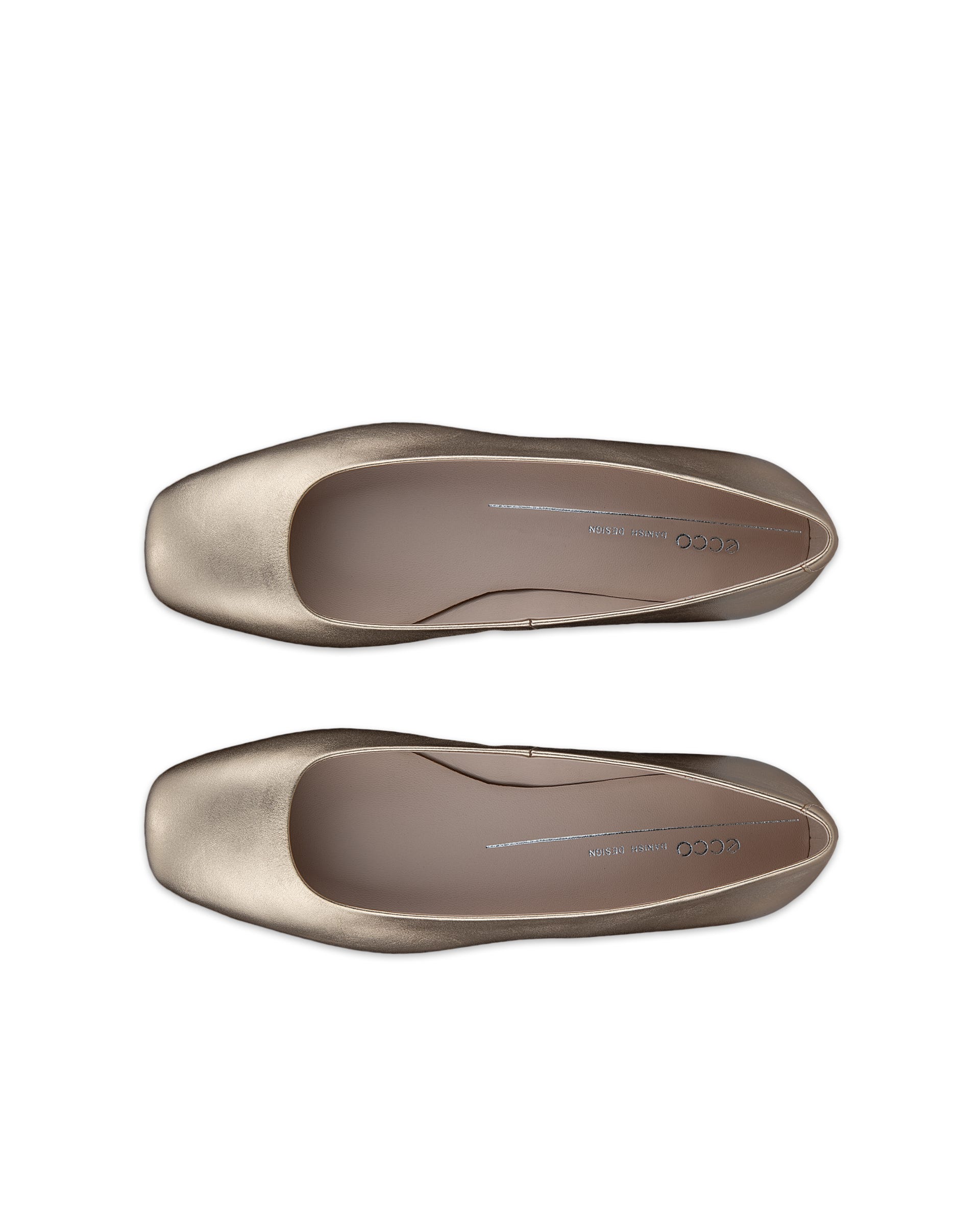 ECCO MARGOT WOMEN'S BALLERINA - Bronze - Top left pair