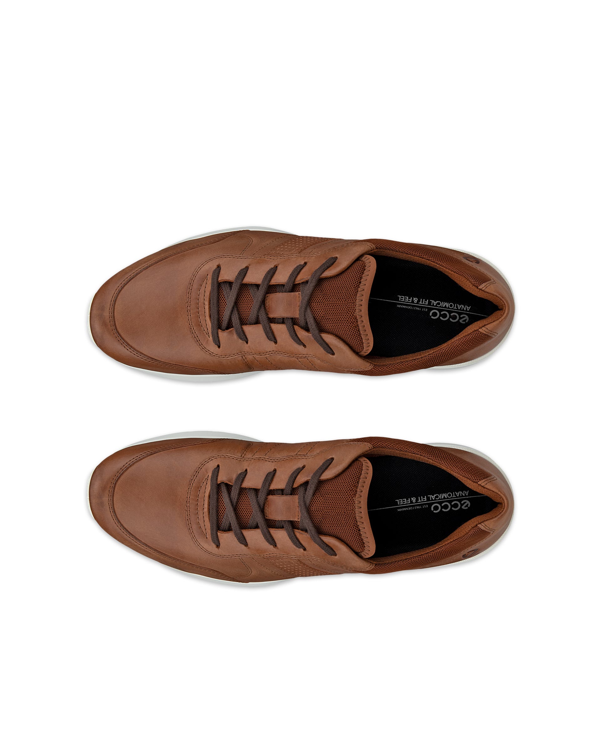 ECCO® CS25 muške tenisice od nubuka - Smeđa - Outside