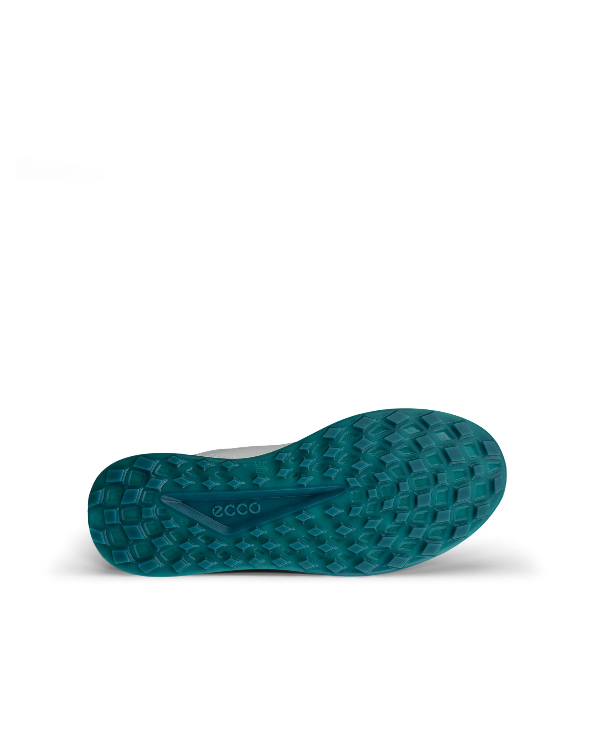 Men's ECCO® Golf Street Vibe Leather Waterproof Golf Shoe - White - Sole