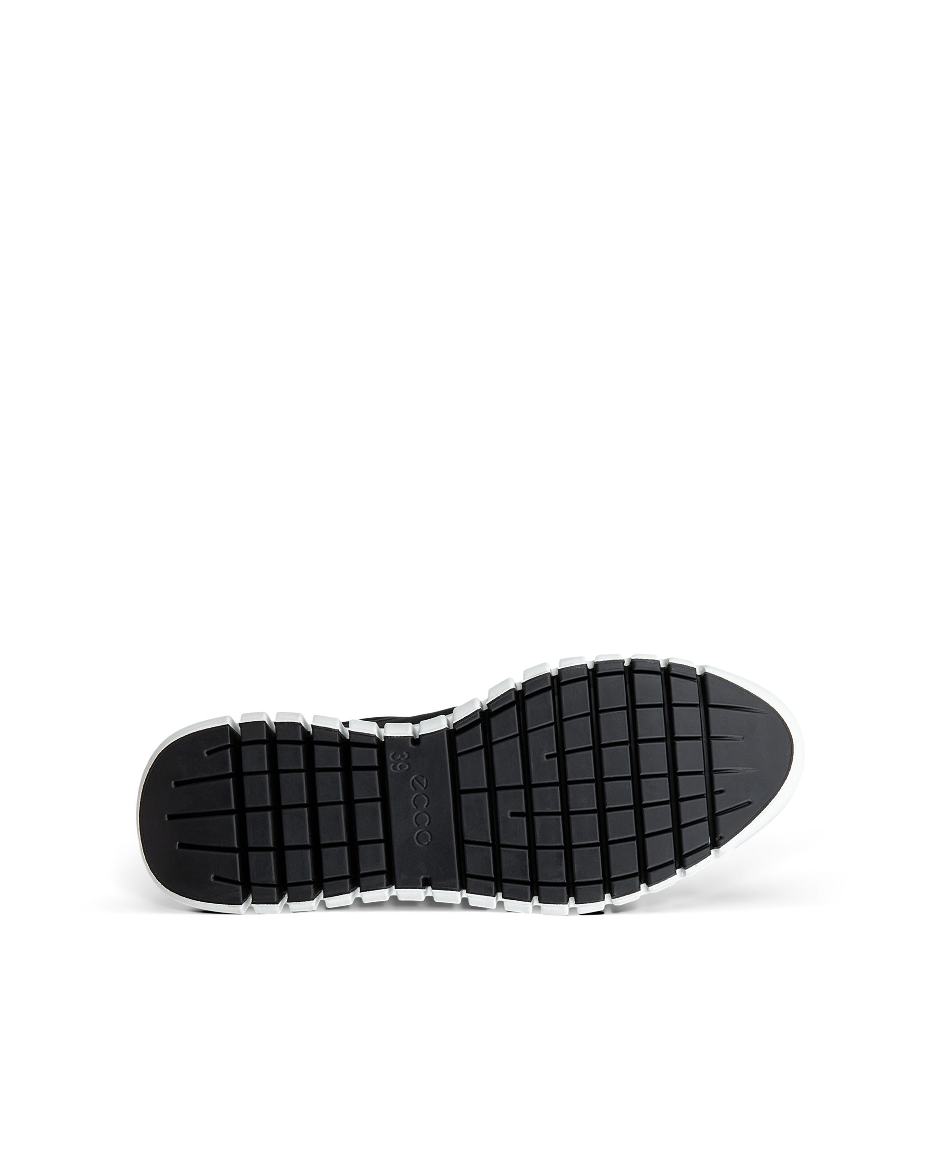 ECCO GRUUV SIDE ZIP WOMEN'S SNEAKER - Black - Sole