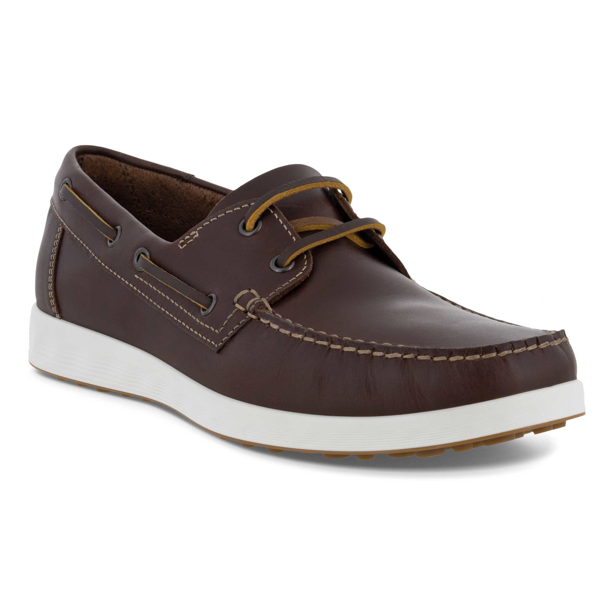 Men's ECCO® S Lite Moc Leather Moccasin - Brown - Main
