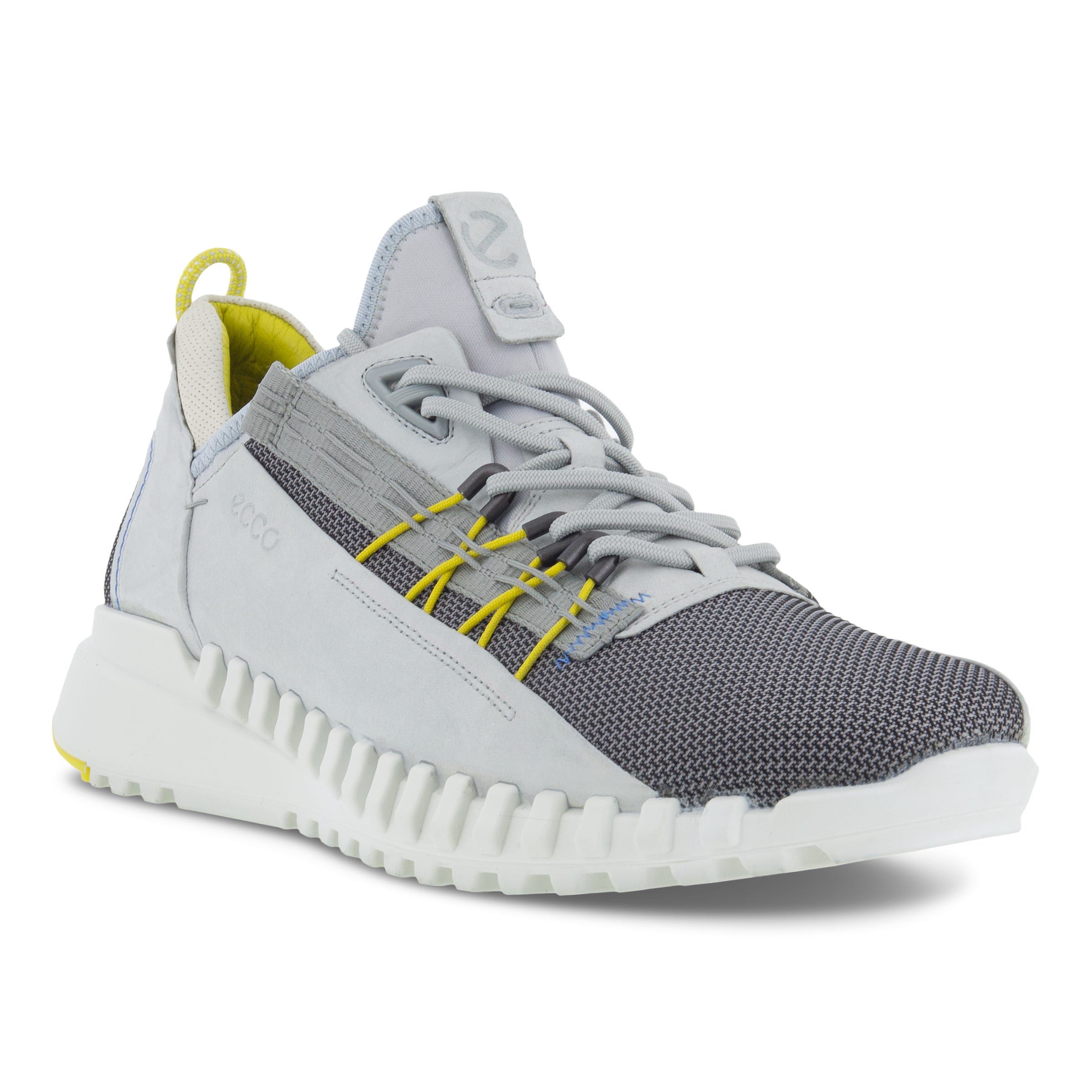 ECCO Men Zipflex Sneaker - Grey - Outside