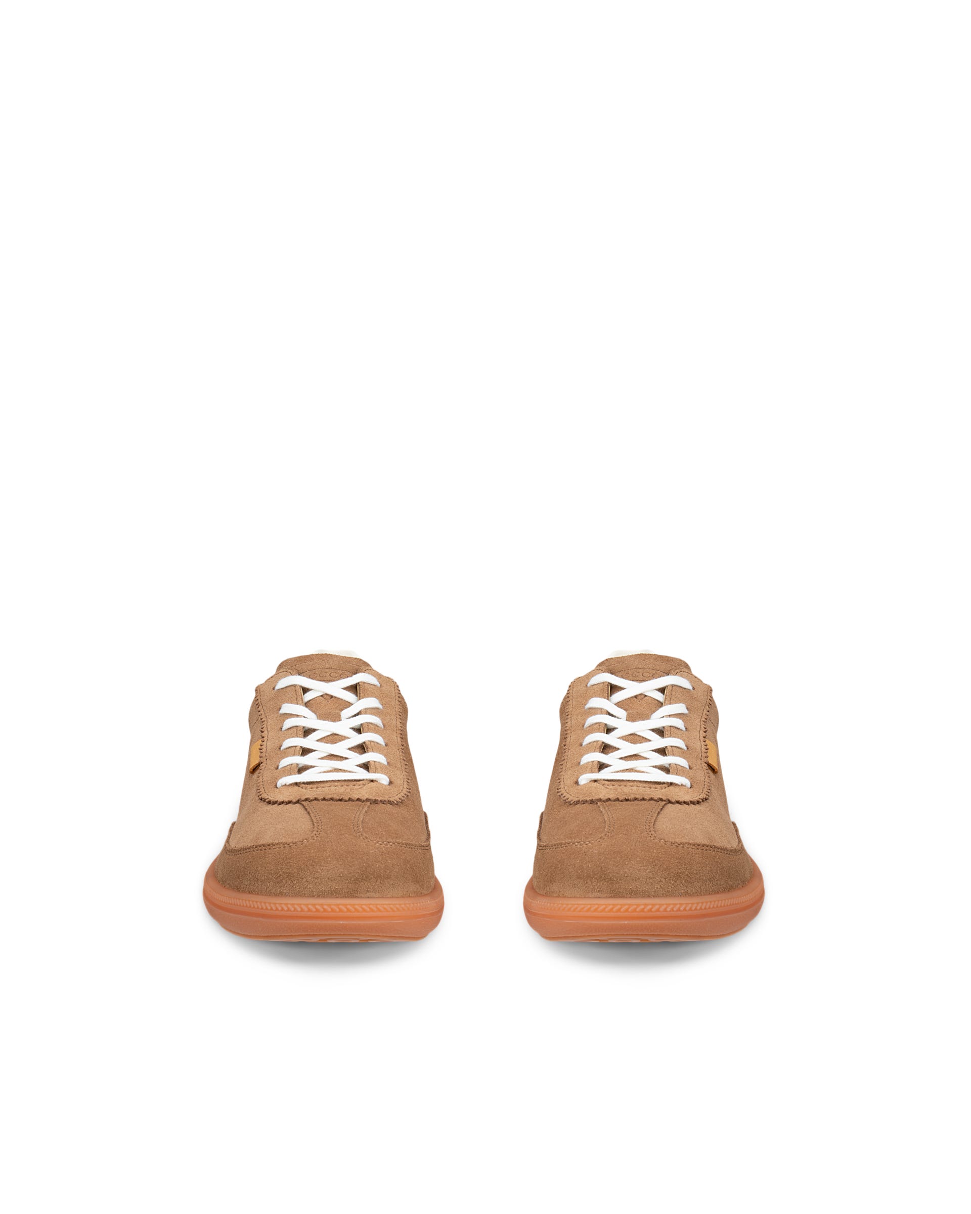 ECCO® SOFT 11 dames suède sneaker - Bruin - Front pair