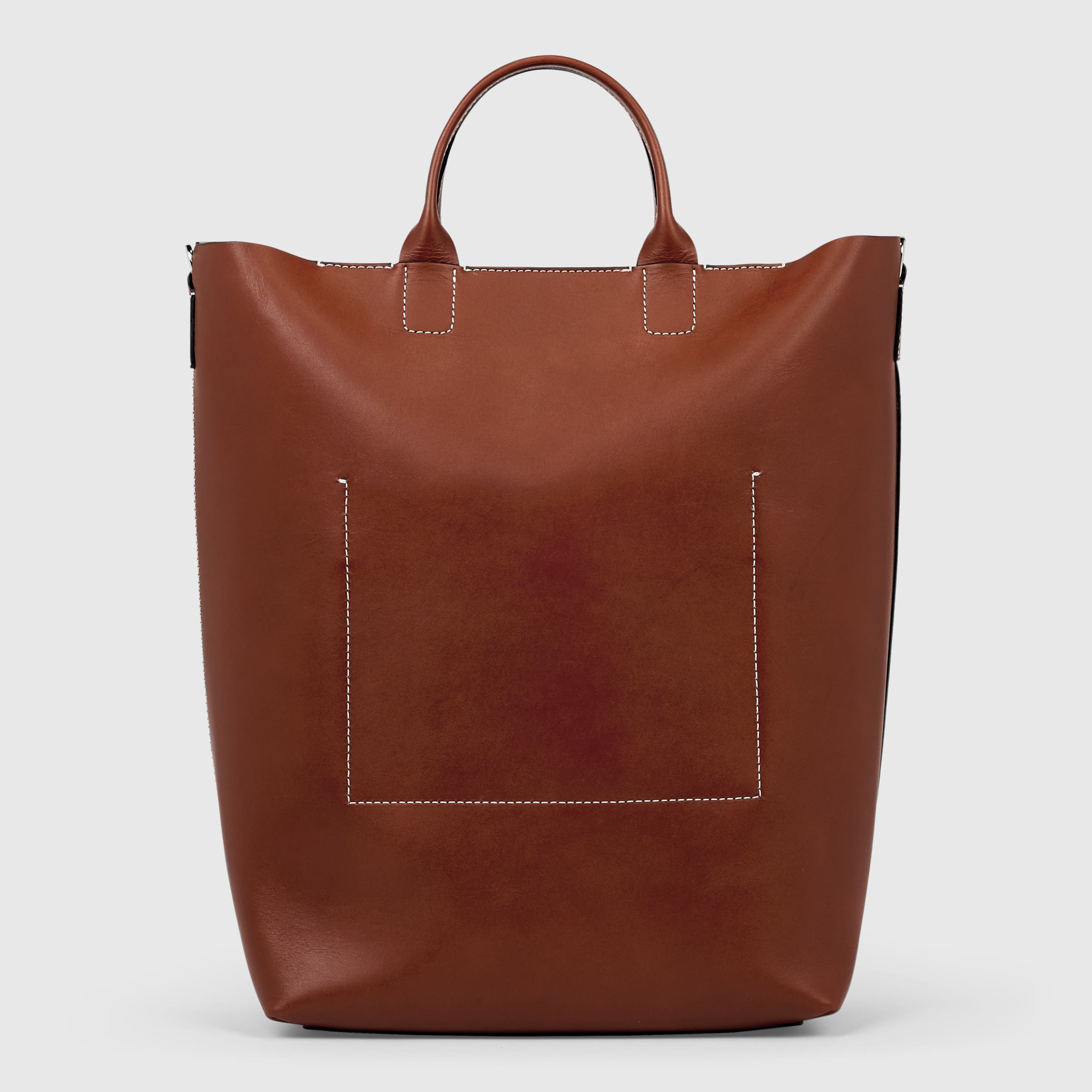 ECCO® E Leather Tote Bag - Red - Back