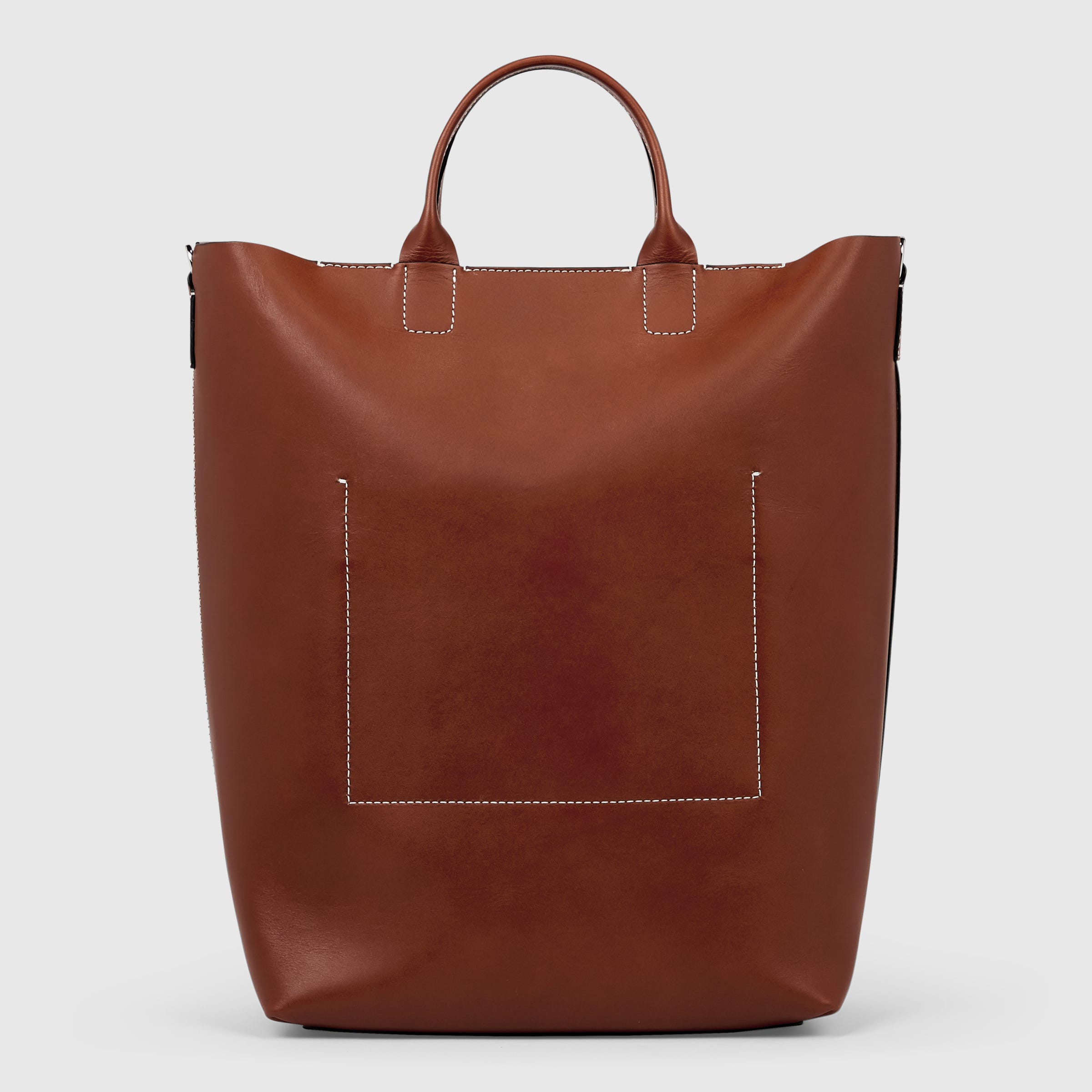 ECCO® E Leather Tote Bag - Red - Back