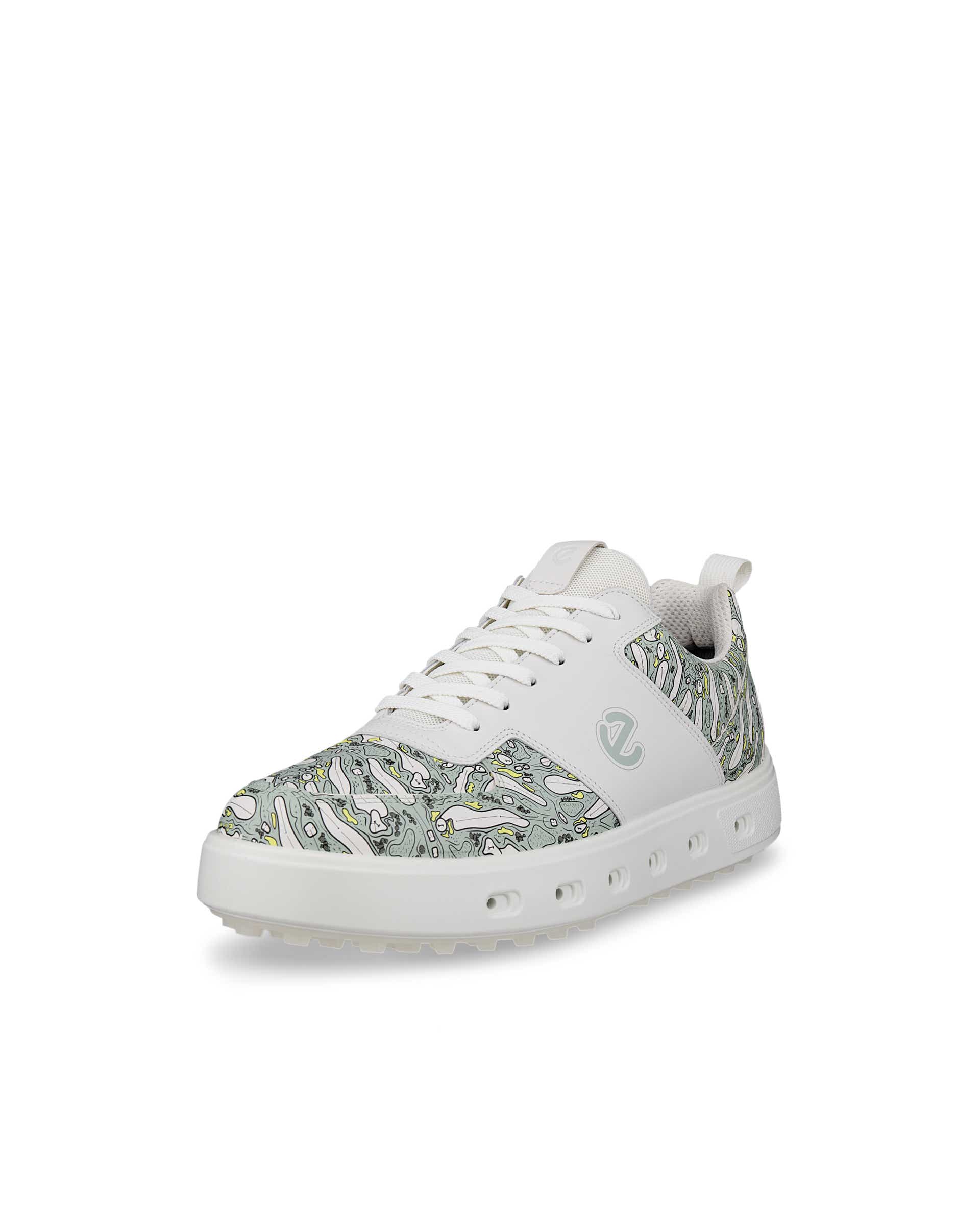 ECCO Golf Street 720 Hybrid メンズ レザーGore-Texゴルフシューズ - ホワイト - Main