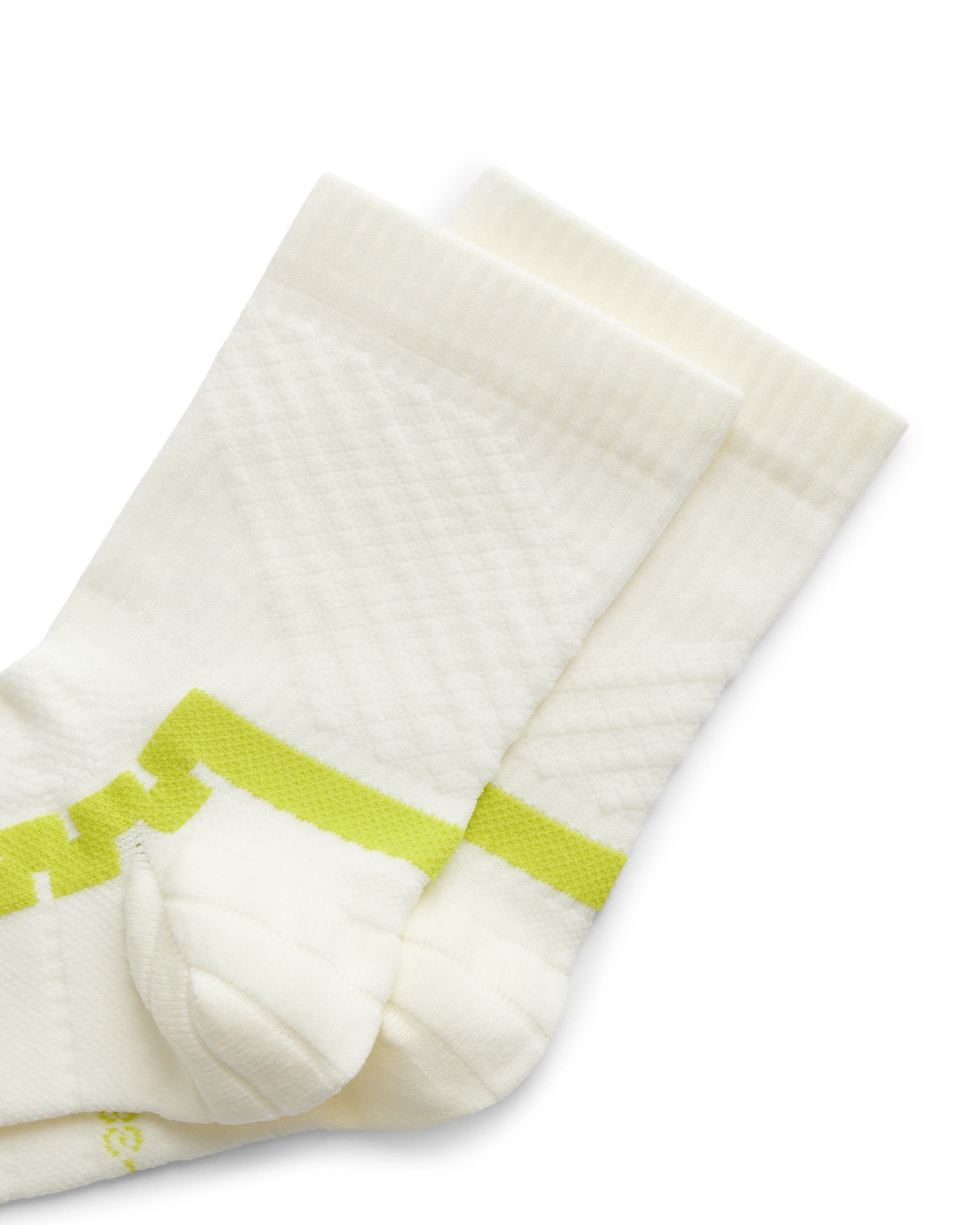 ECCO Tech Walking ユニセックス ファンクショナルミッドカットソックス - ホワイト - Detail-1