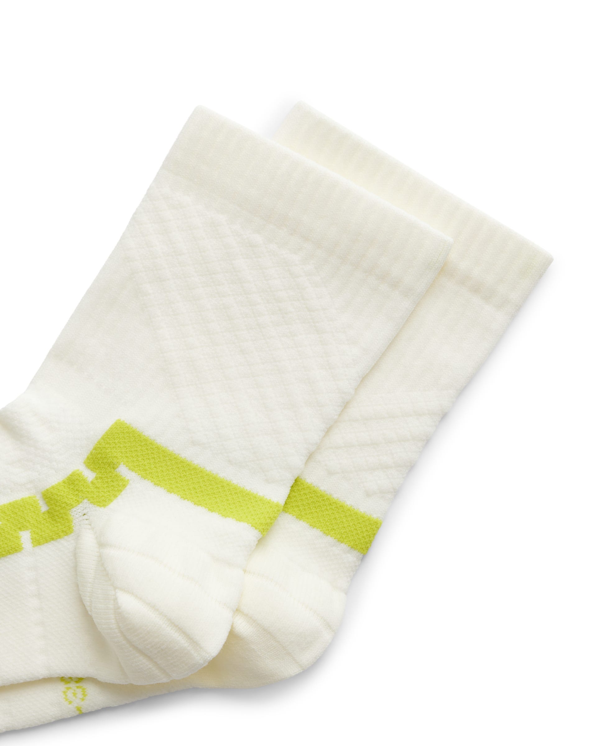 ECCO Tech Walking ユニセックス ファンクショナルミッドカットソックス - ホワイト - Detail-1