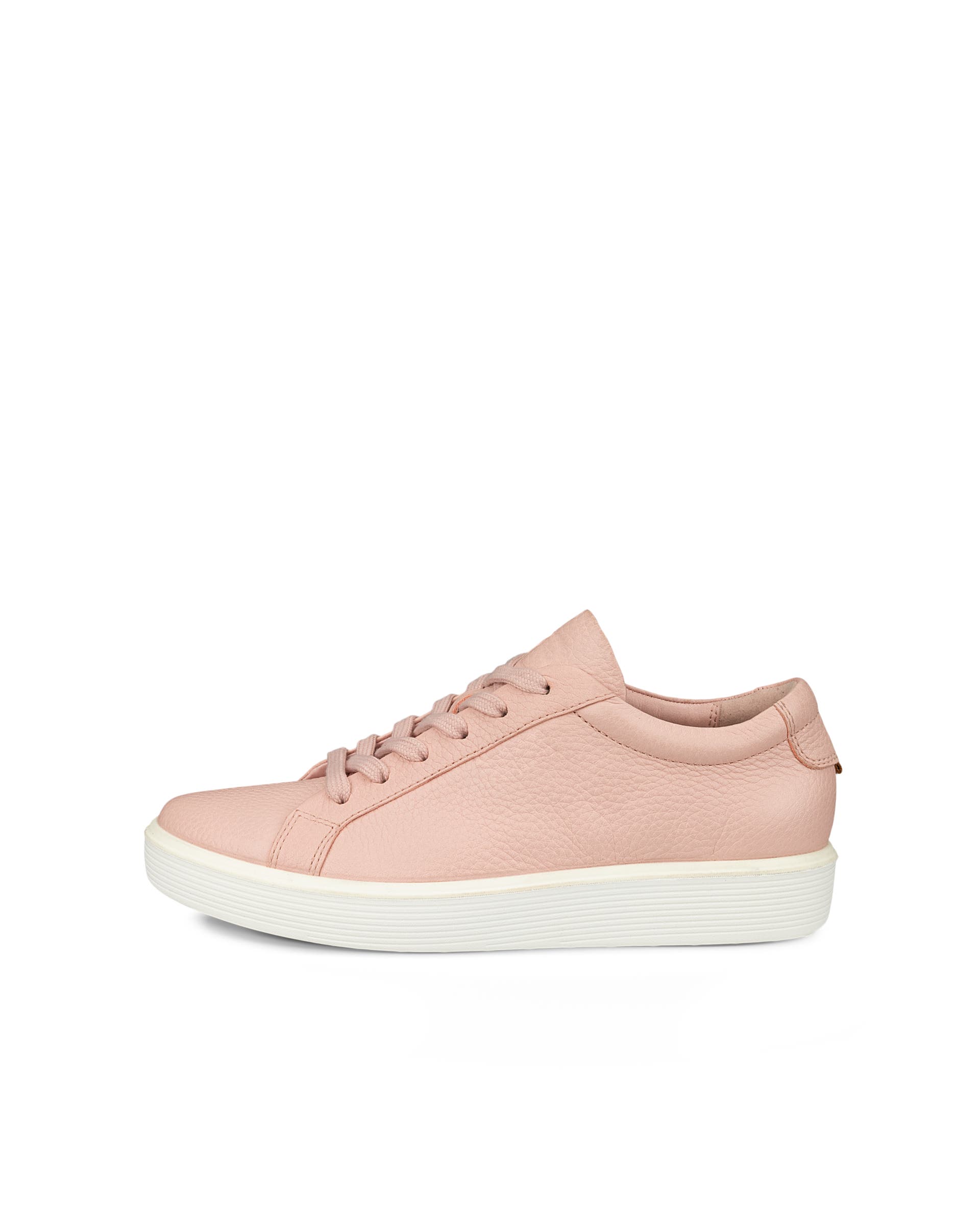 Women's ECCO® Soft 60 Leather Sneaker - Pink - Outside