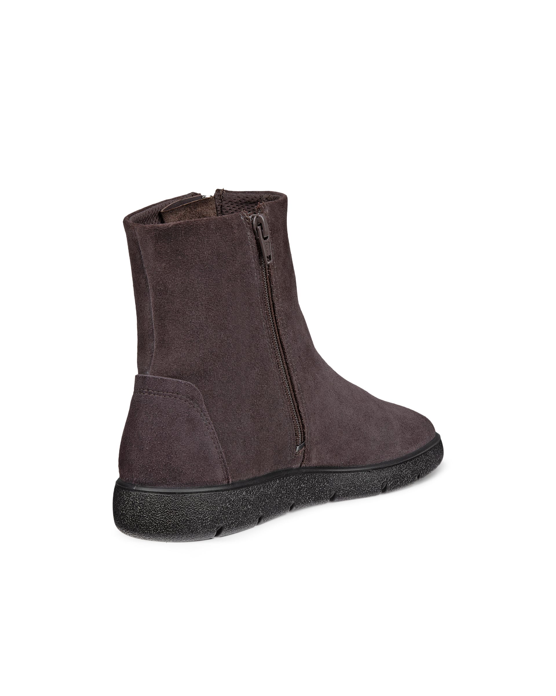 ECCO® BELLA 2 Damen Bootie aus Veloursleder mit Reißverschluss - Braun - Outside