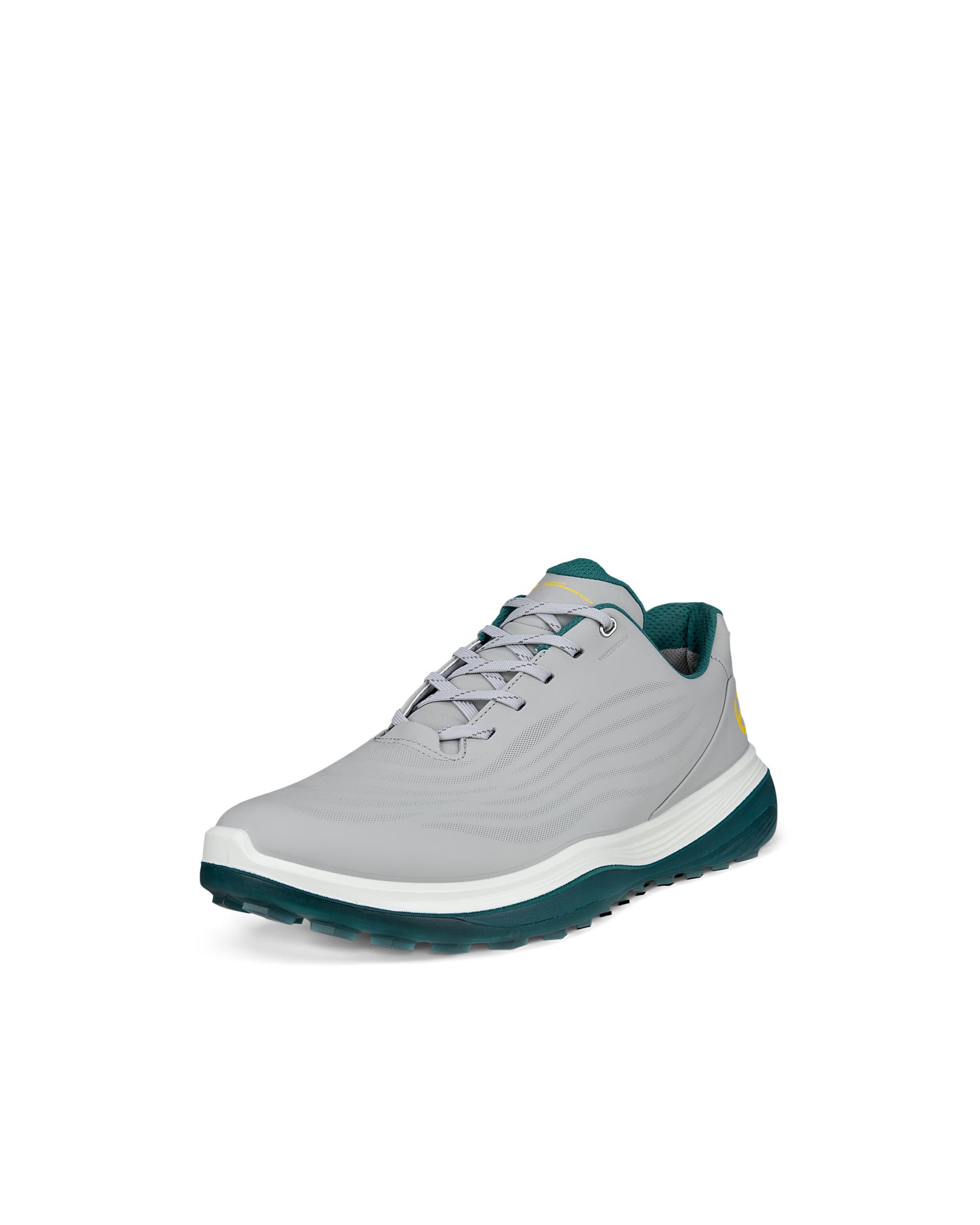 ECCO LT1 GOLF LACE Men メンズ レザーウォータープルーフゴルフシューズ - グレー - Main
