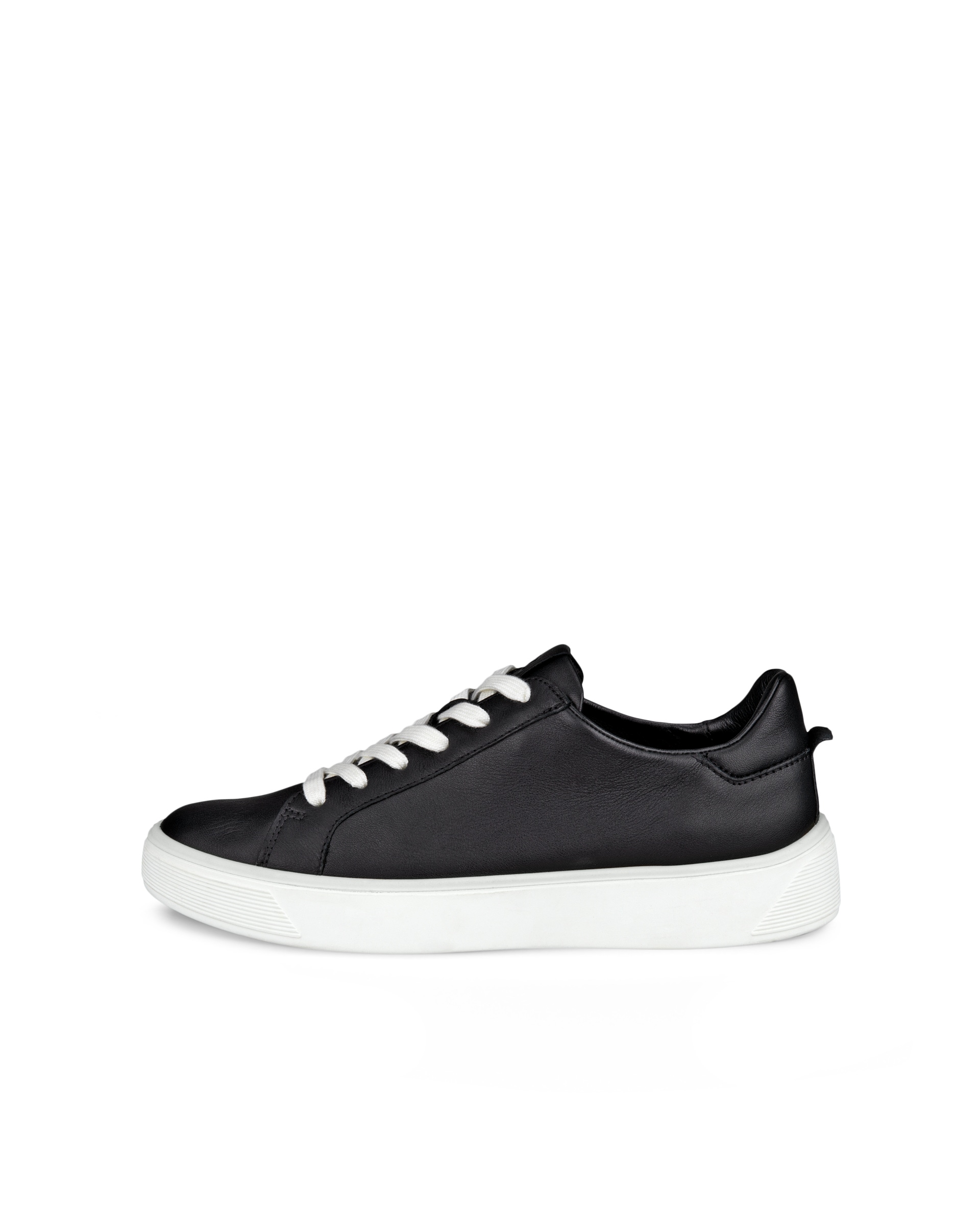ECCO® Street Tray baskets en cuir pour femme - Noir - Outside