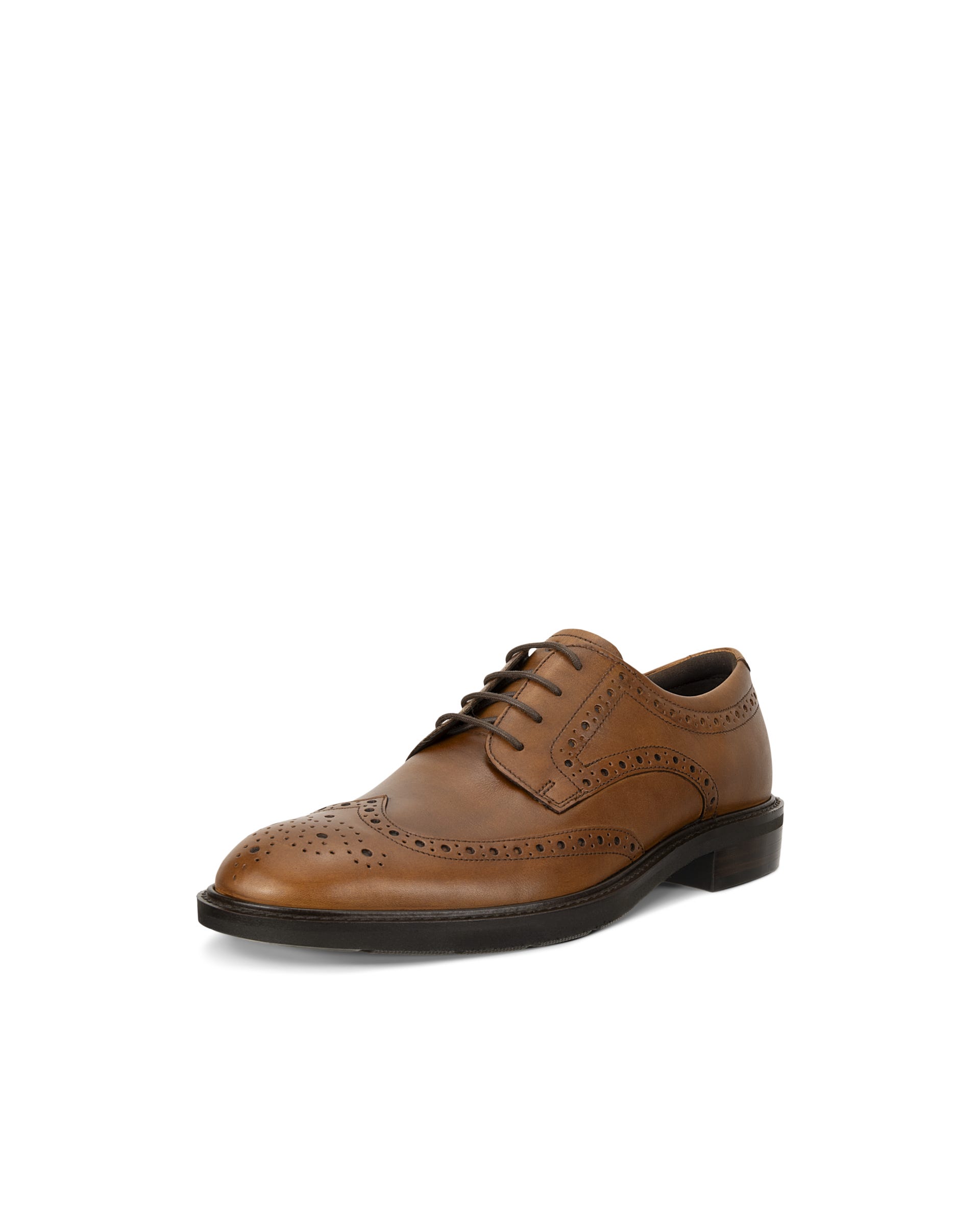 ECCO® METROPOLE PRAGUE Herren Budapester aus Leder - Braun - Outside