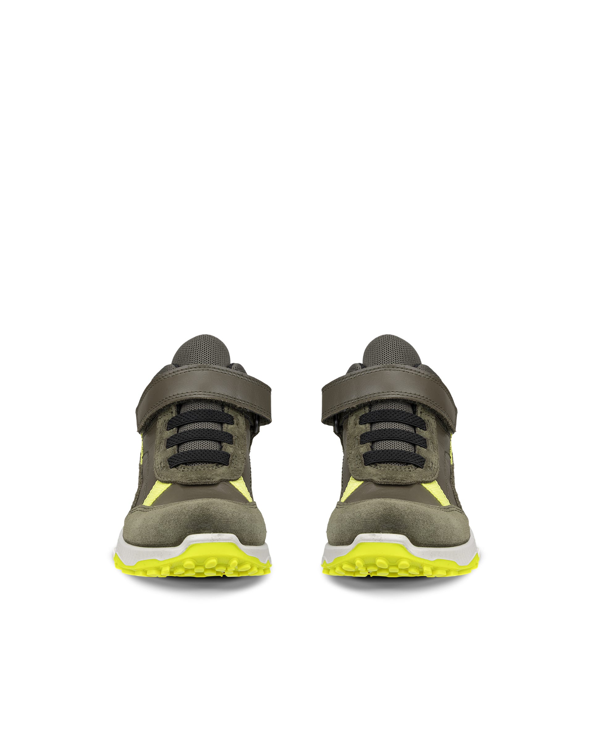 Detské kožené outdoorové členkové čižmy ECCO® RECEPTOR XP K - Zelená - Outside