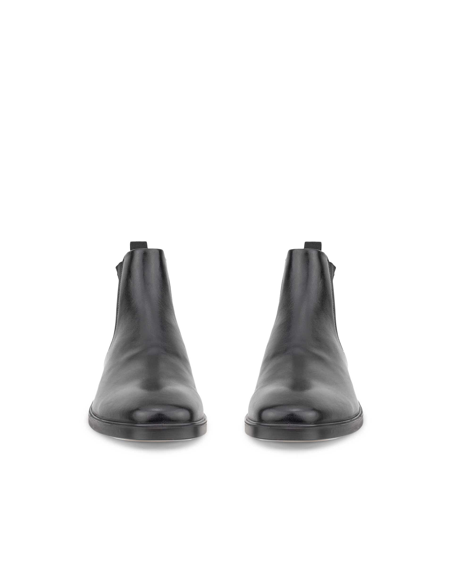 Men's ECCO® Metropole Milan Leather Chelsea Boot - Black - Front pair