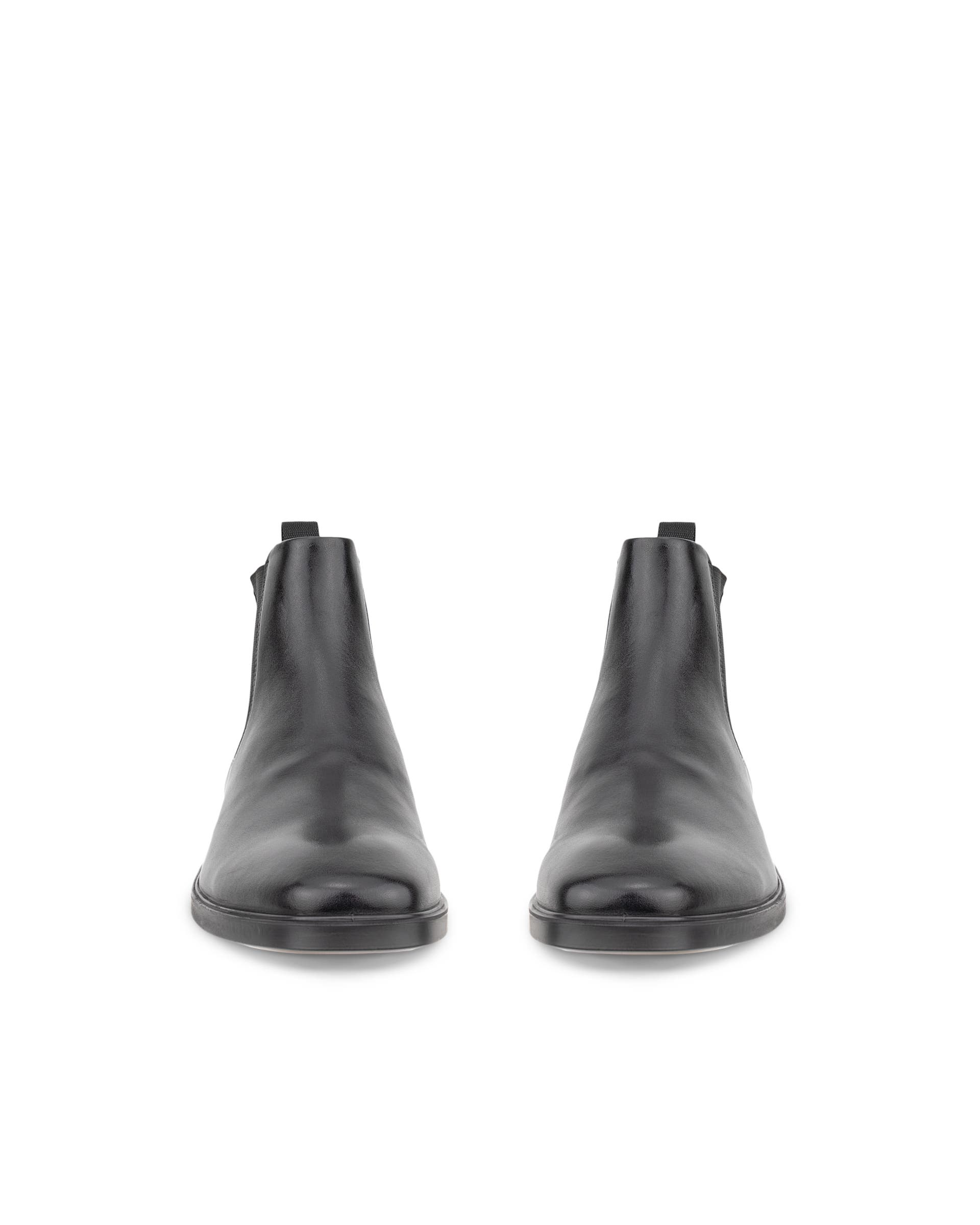 Men's ECCO® Metropole Milan Leather Chelsea Boot - Black - Front pair