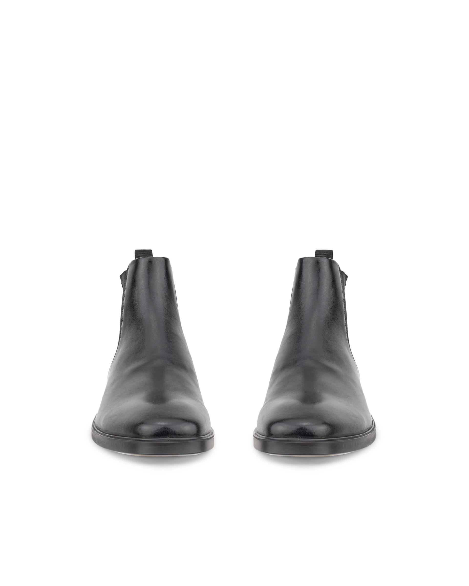 Men's ECCO® Metropole Milan Leather Chelsea Boot - Black - Front pair