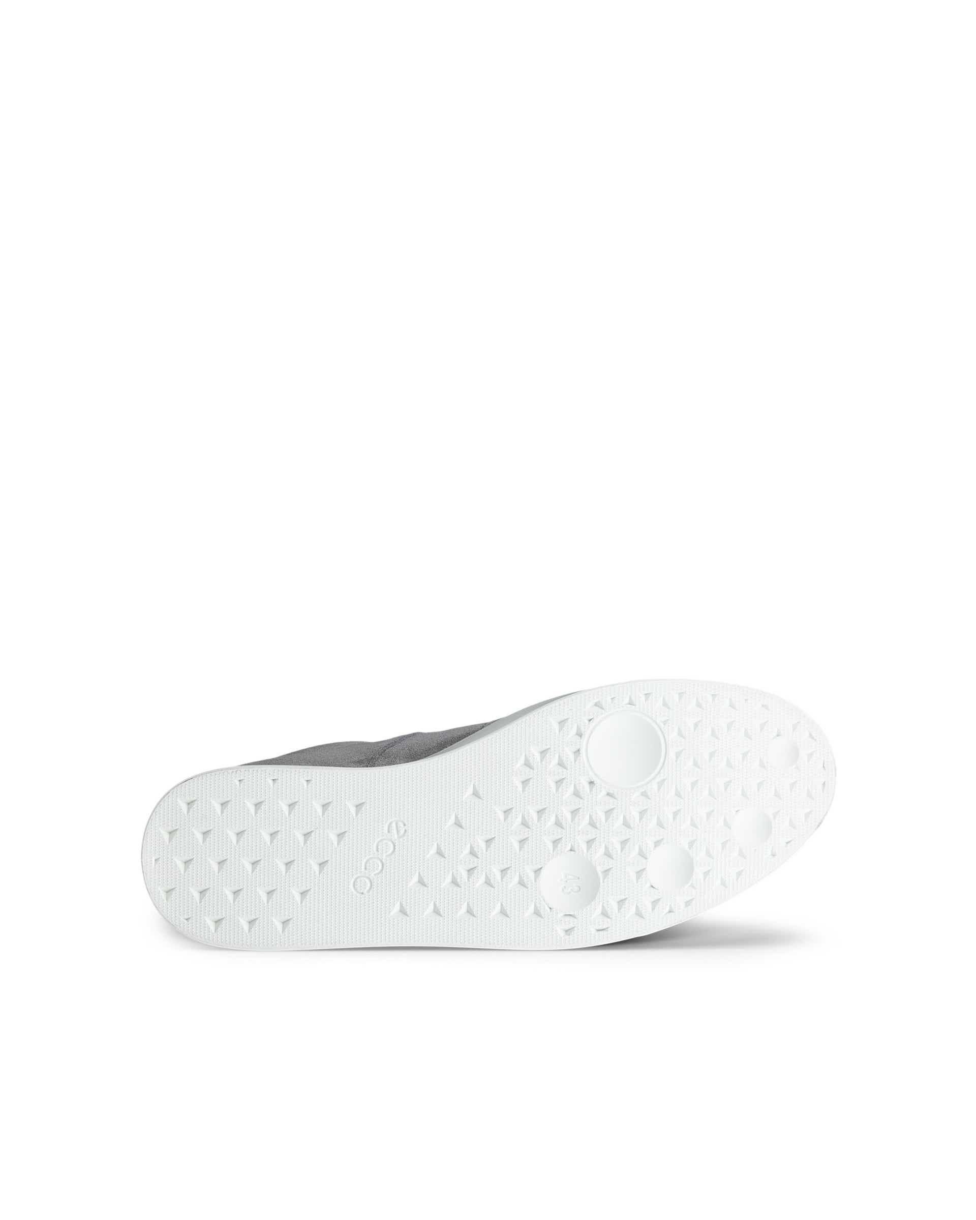 ECCO® STREET LITE heren suède sneaker - Grijs - Sole