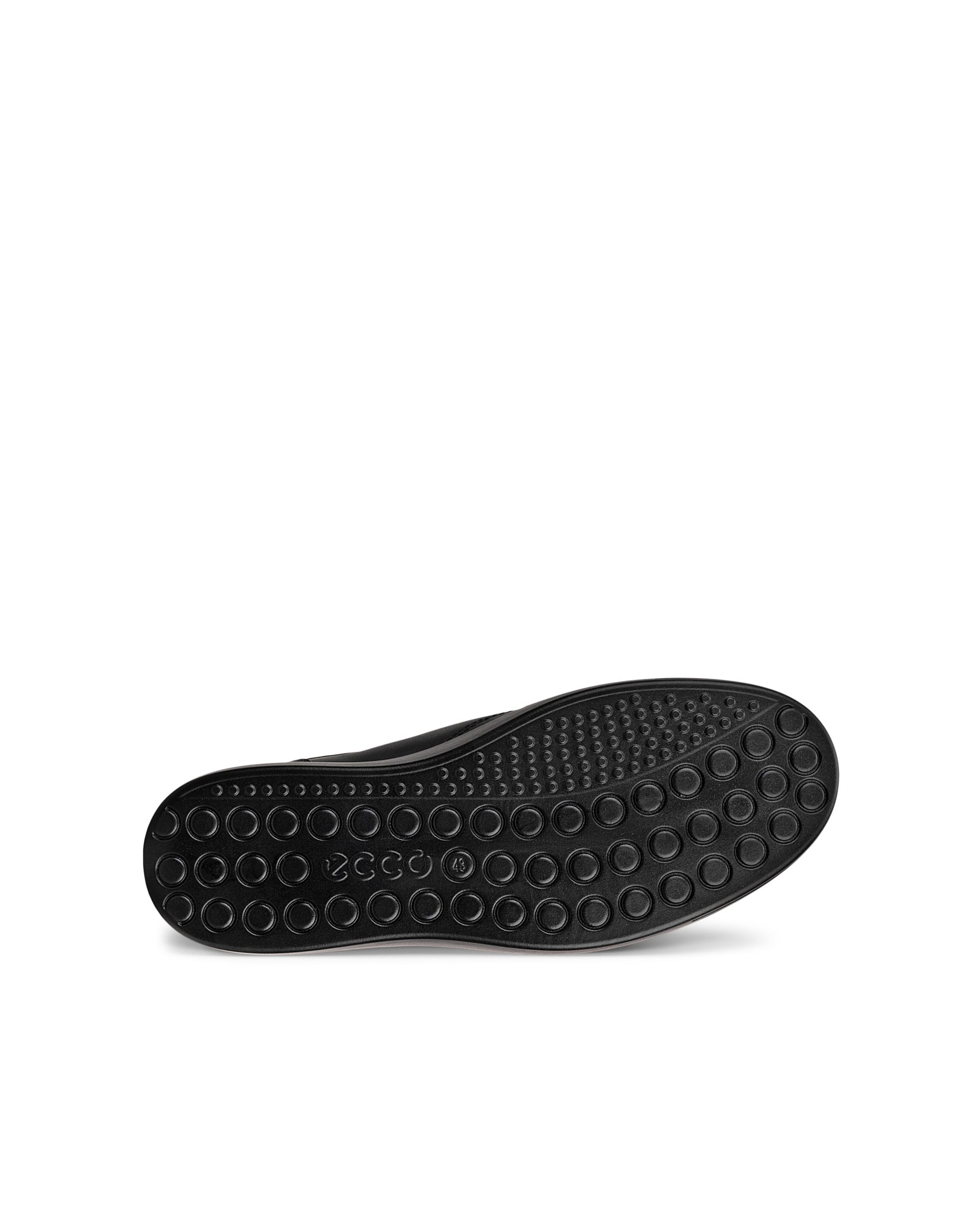Pánské nubukové nazouvací tenisky ECCO® CLASSIC SNEAKER - Černá - Outside