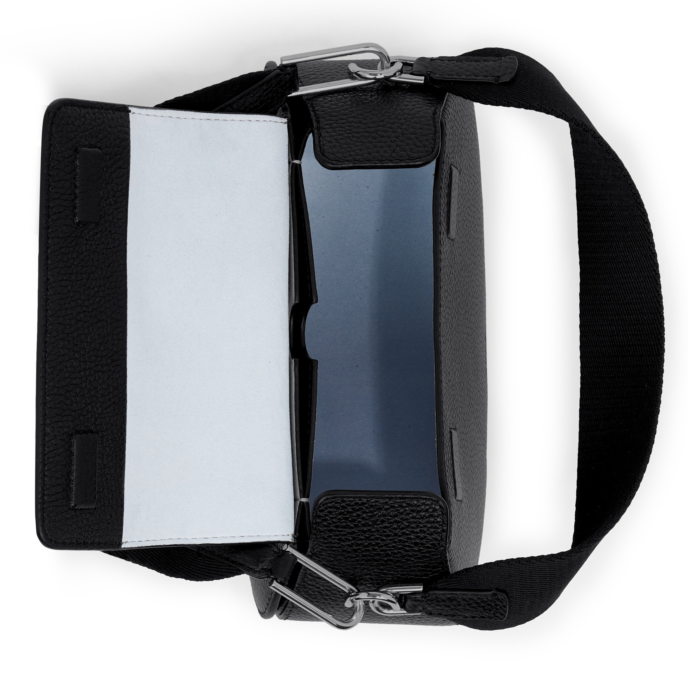 ECCOยฎ Weeble Leather Crossbody Bag - Black - Birdeye