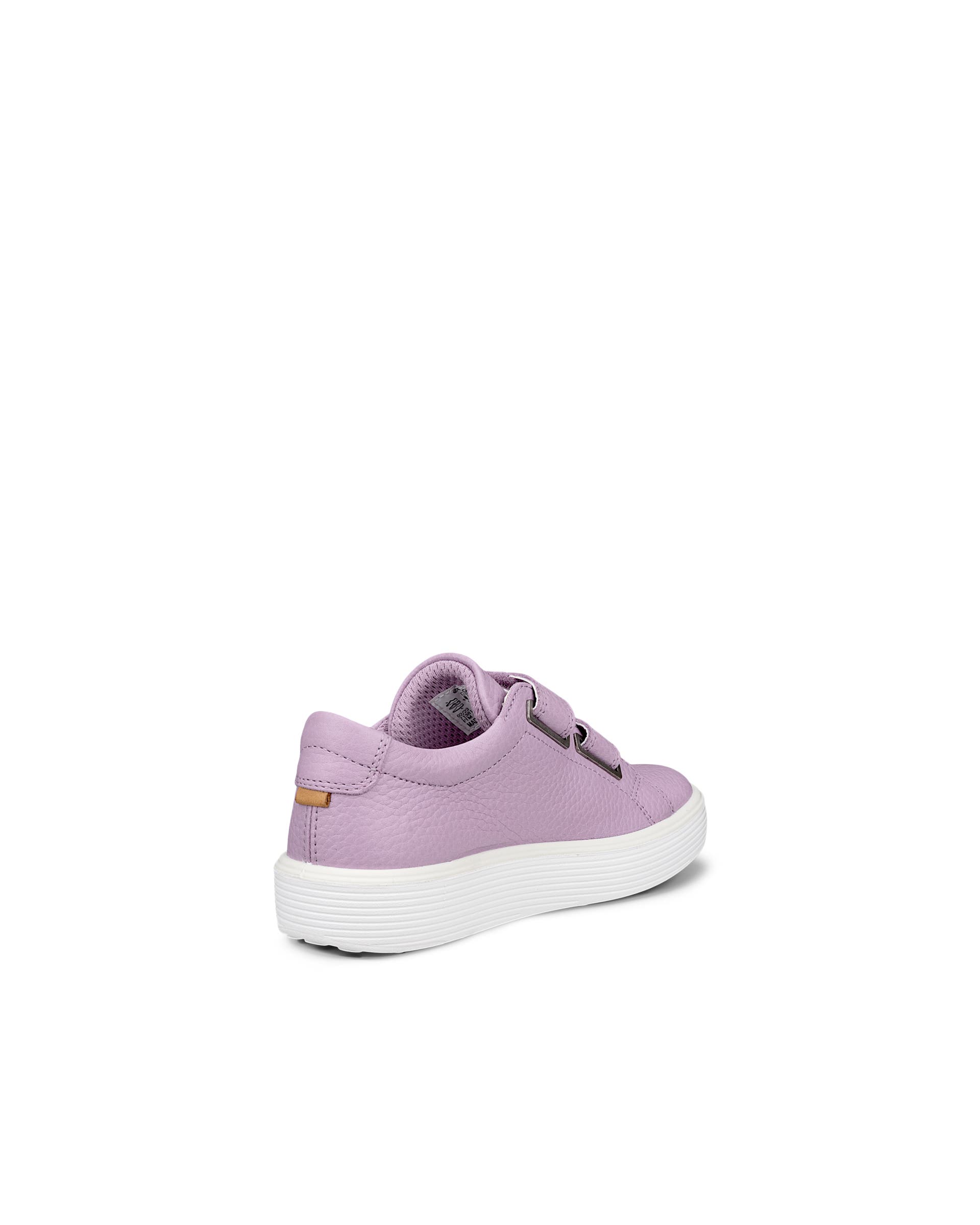 Kids' ECCO® Soft 60 Leather Sneaker - Purple - Back