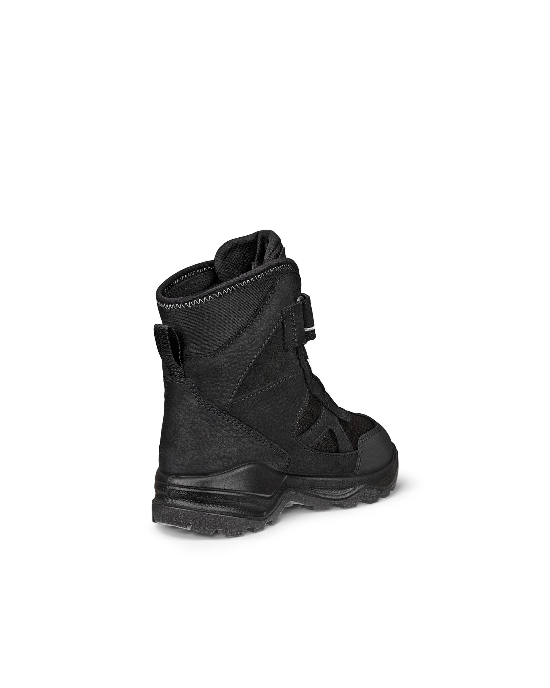 ECCO® Snow Mountain Vattentät vintersko i nubuck barn - Svart - Back