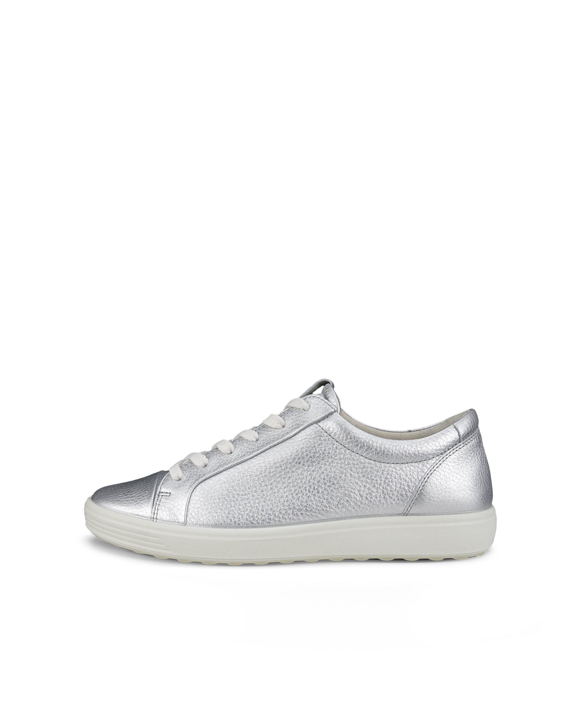 ECCO Soft 7 ウィメンズ レザースニーカー - メタリック - Outside