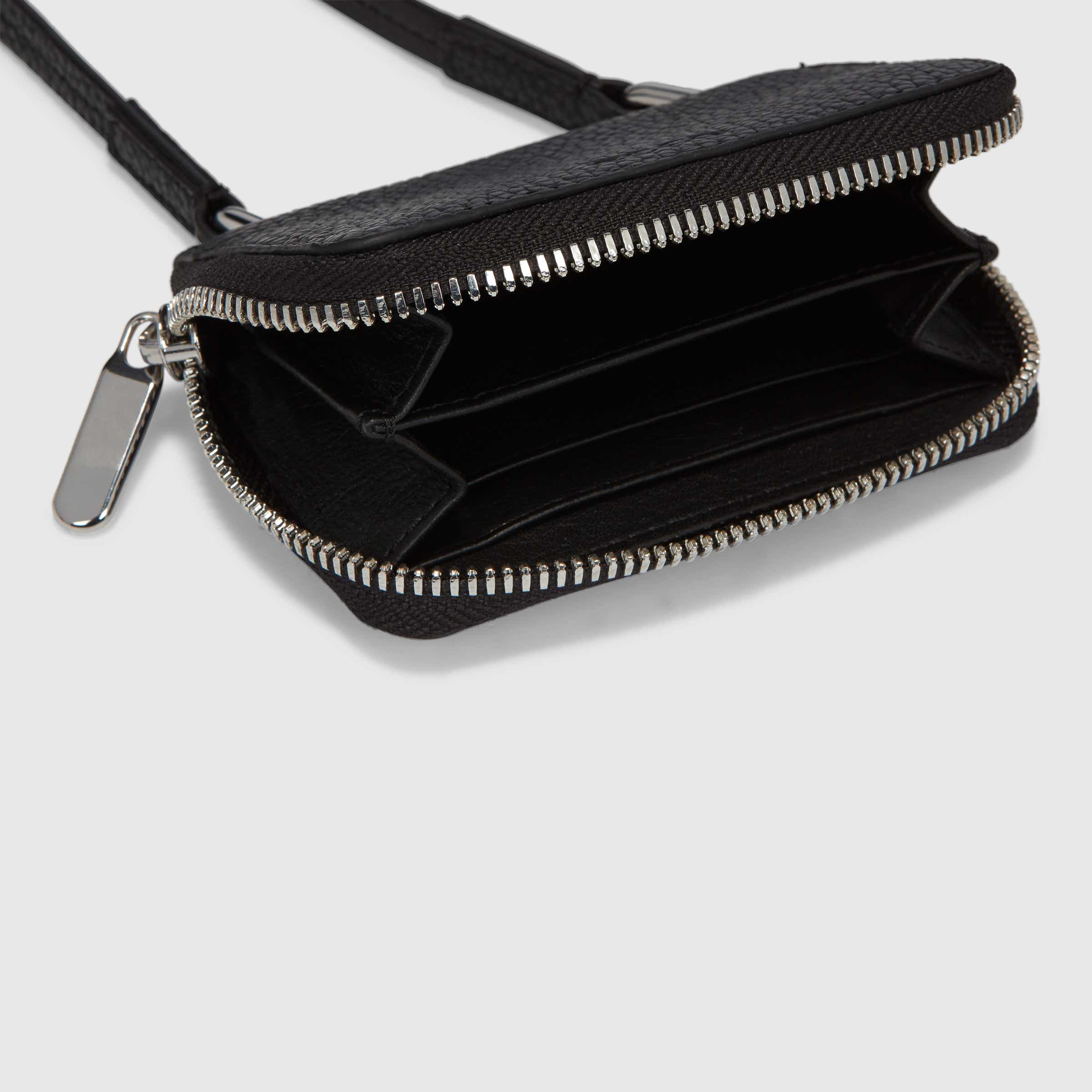 ECCO® Textureblock Small Leather Wallet - Black - Detail-1