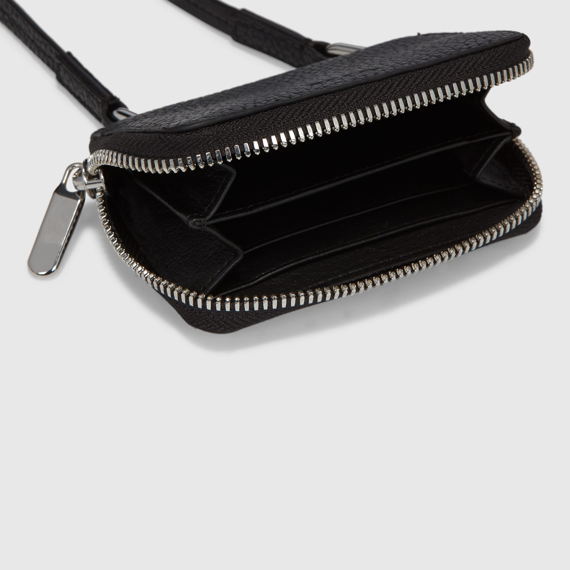 ECCO® Textureblock Small Leather Wallet - Black - Detail-1